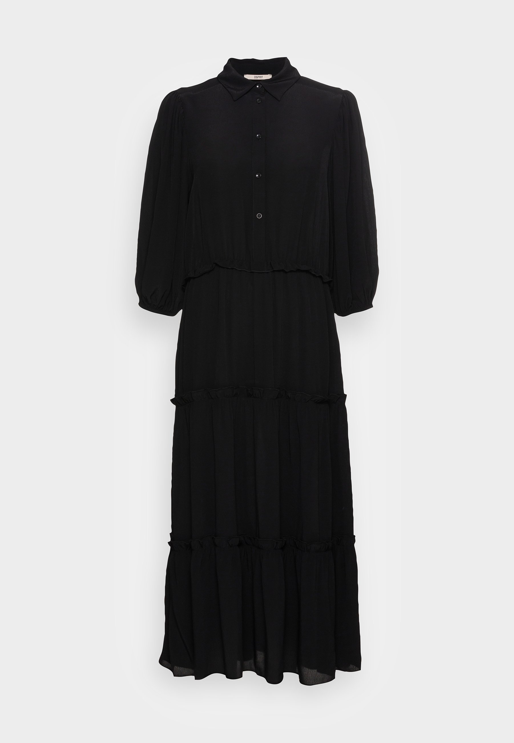 Esprit DRESS - Shirt dress - black
