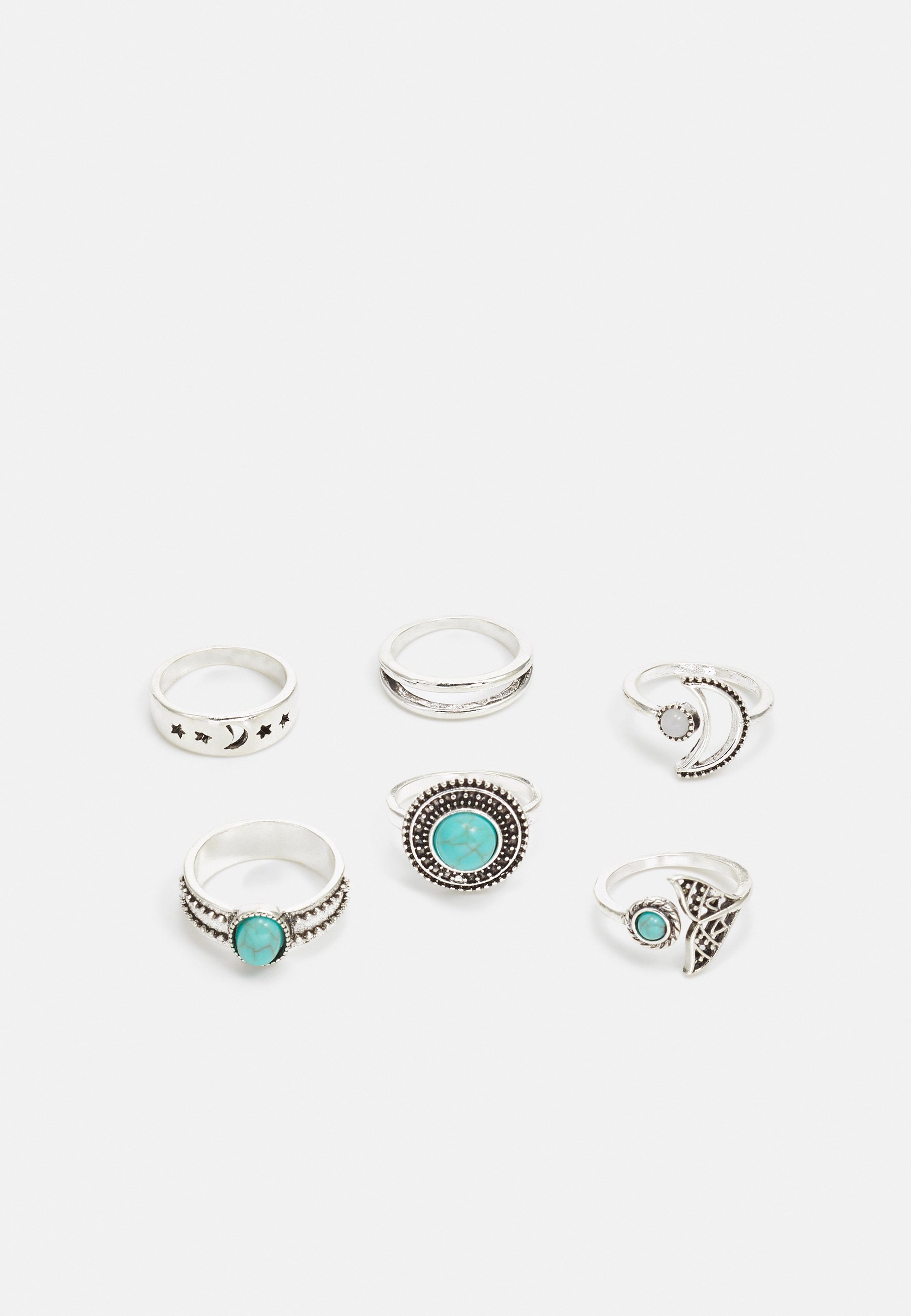 ONLY ONLNALA FINGERRINGS 6 PACK - Bracelet - silver-coloured