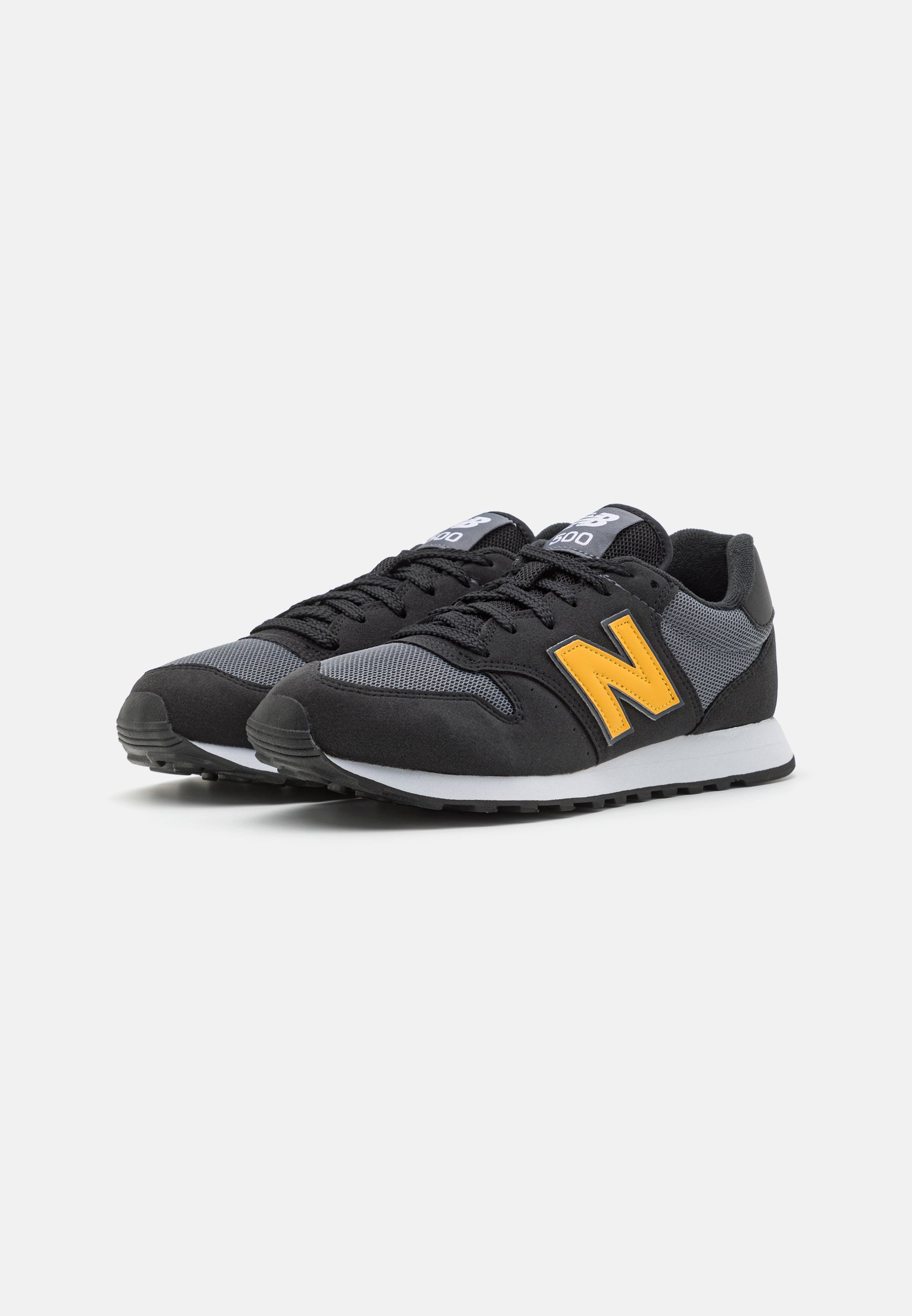 NB 500 UNISEX - Trainers - black/yellow/black