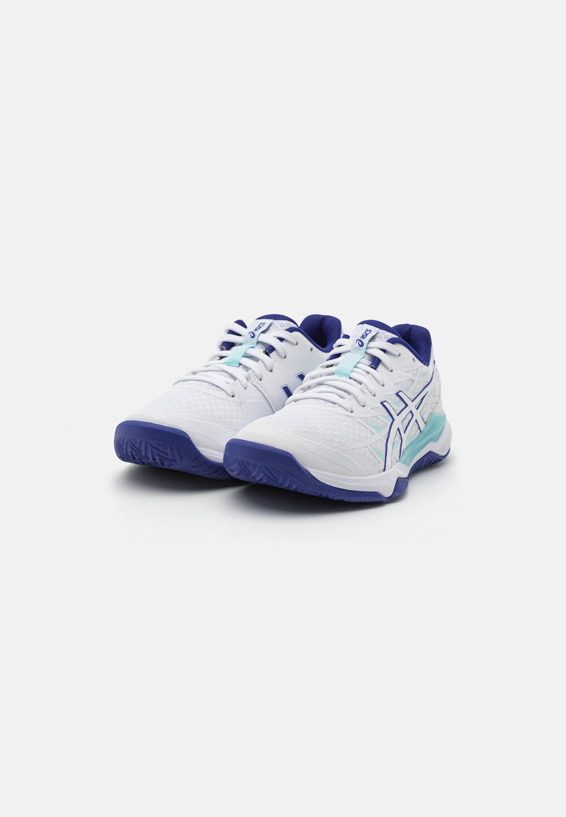 ASICS GEL-TACTIC 12 - Volleyball shoes - white/eggplant/white