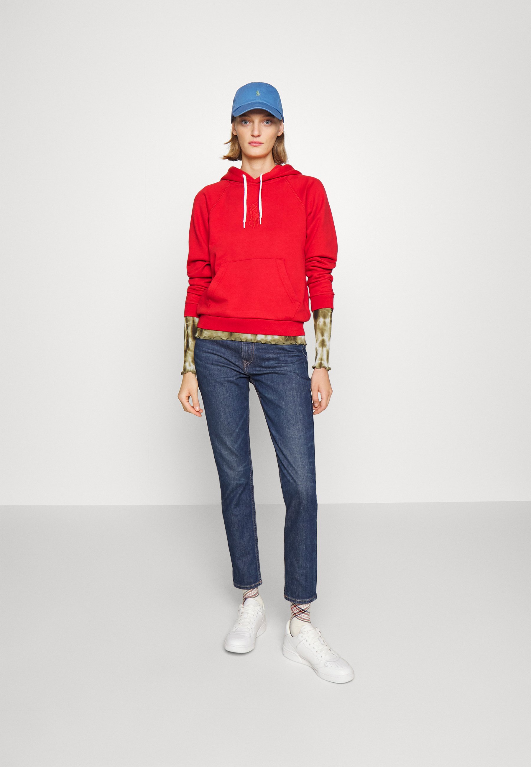 Polo Ralph Lauren LONG SLEEVE - Hoodie - red