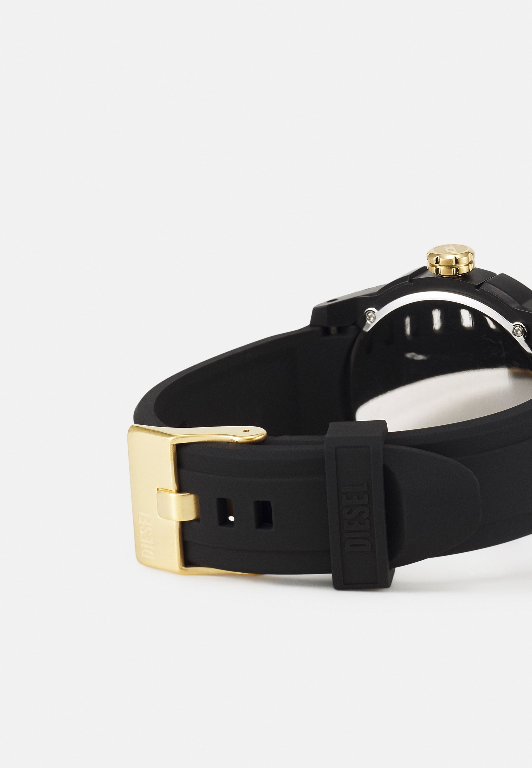 Diesel DOUBLE UP - Watch - black/gold-coloured/black