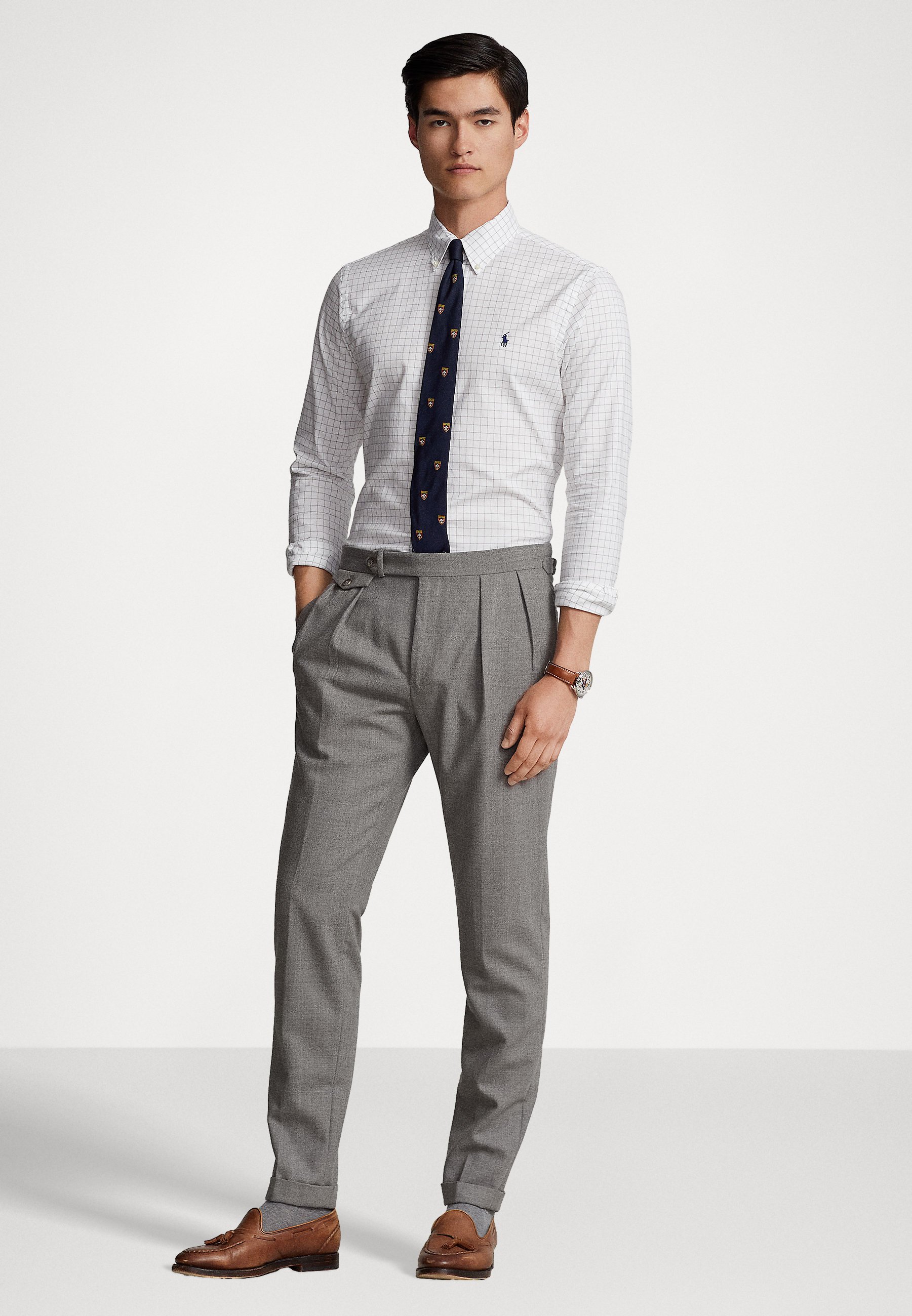 Polo Ralph Lauren LONG SLEEVE - Shirt - white