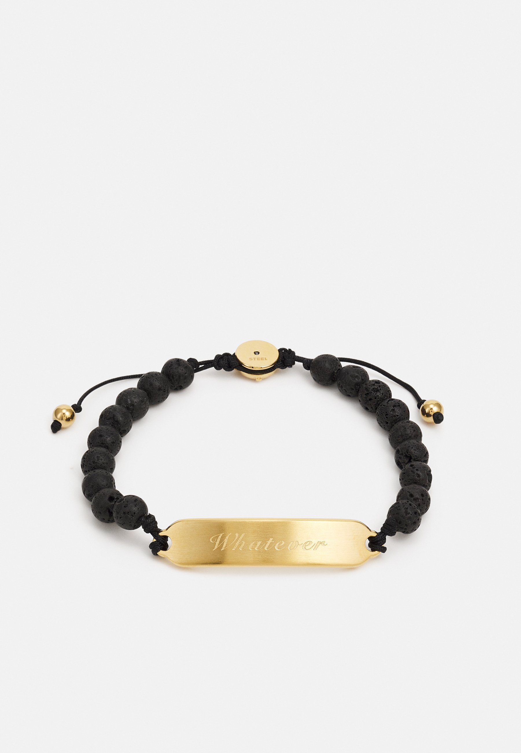 Diesel Bracelet - black  gold-coloured/black