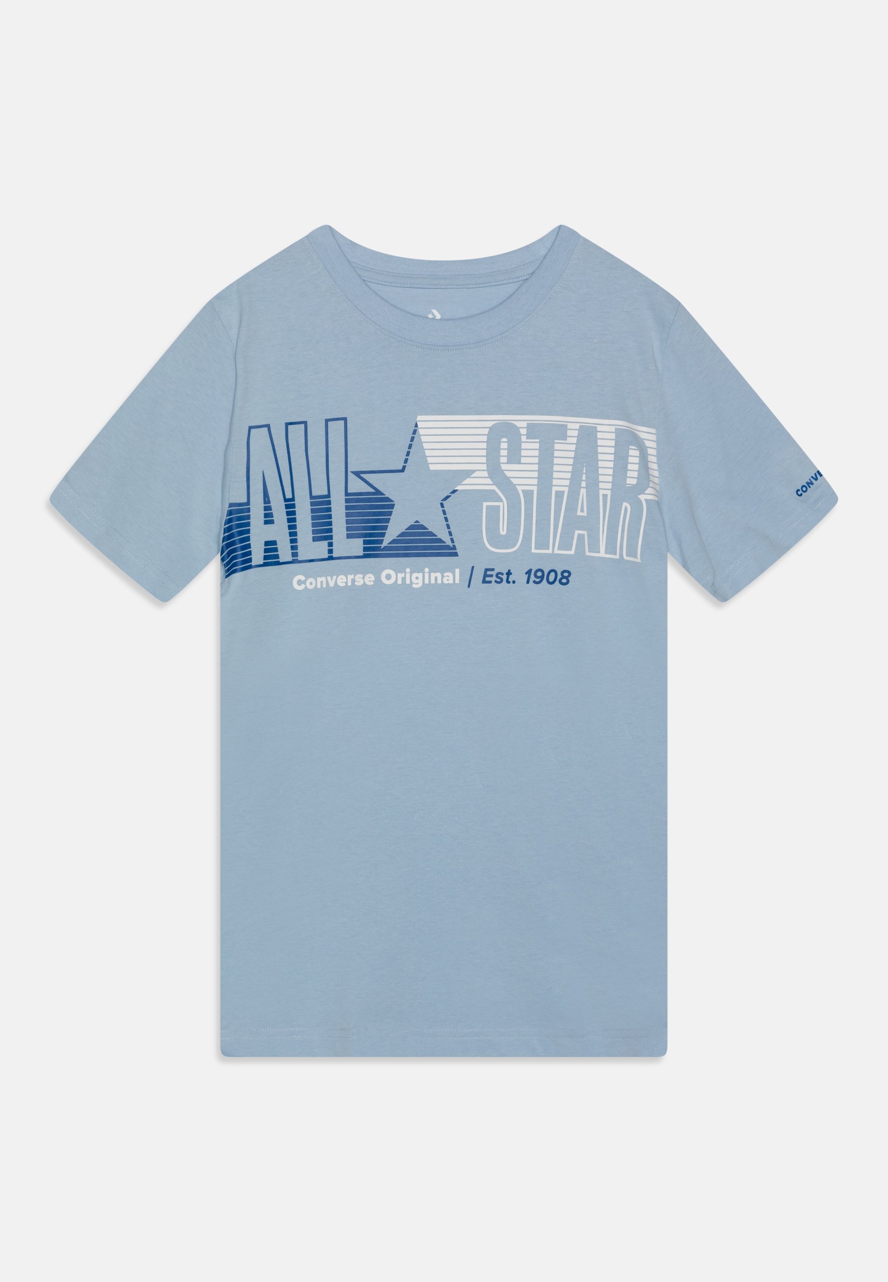 Converse ALL STAR MOTION UNISEX - Print T-shirt - light armory blue/light blue