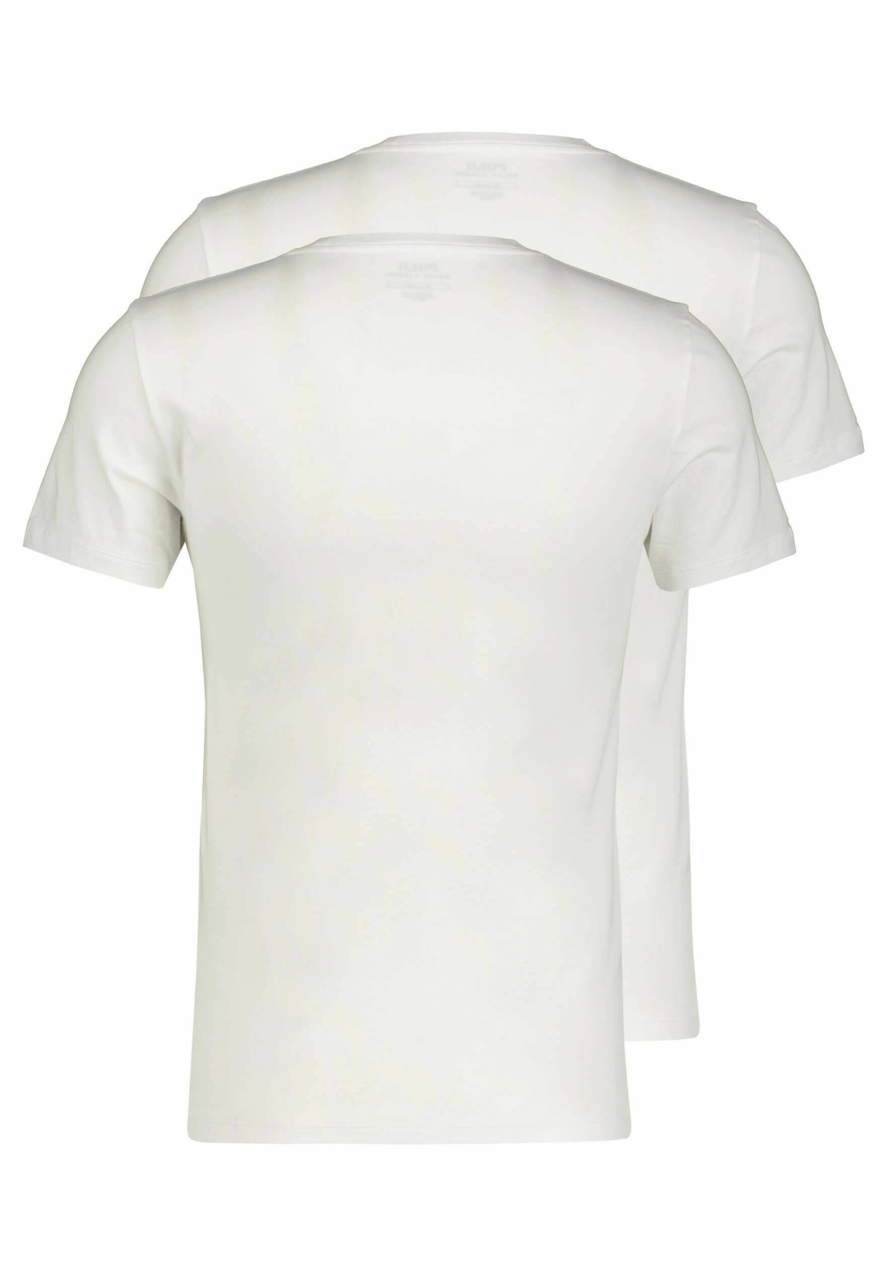 Polo Ralph Lauren 2ER PACK - Basic T-shirt - weiss/dark blue