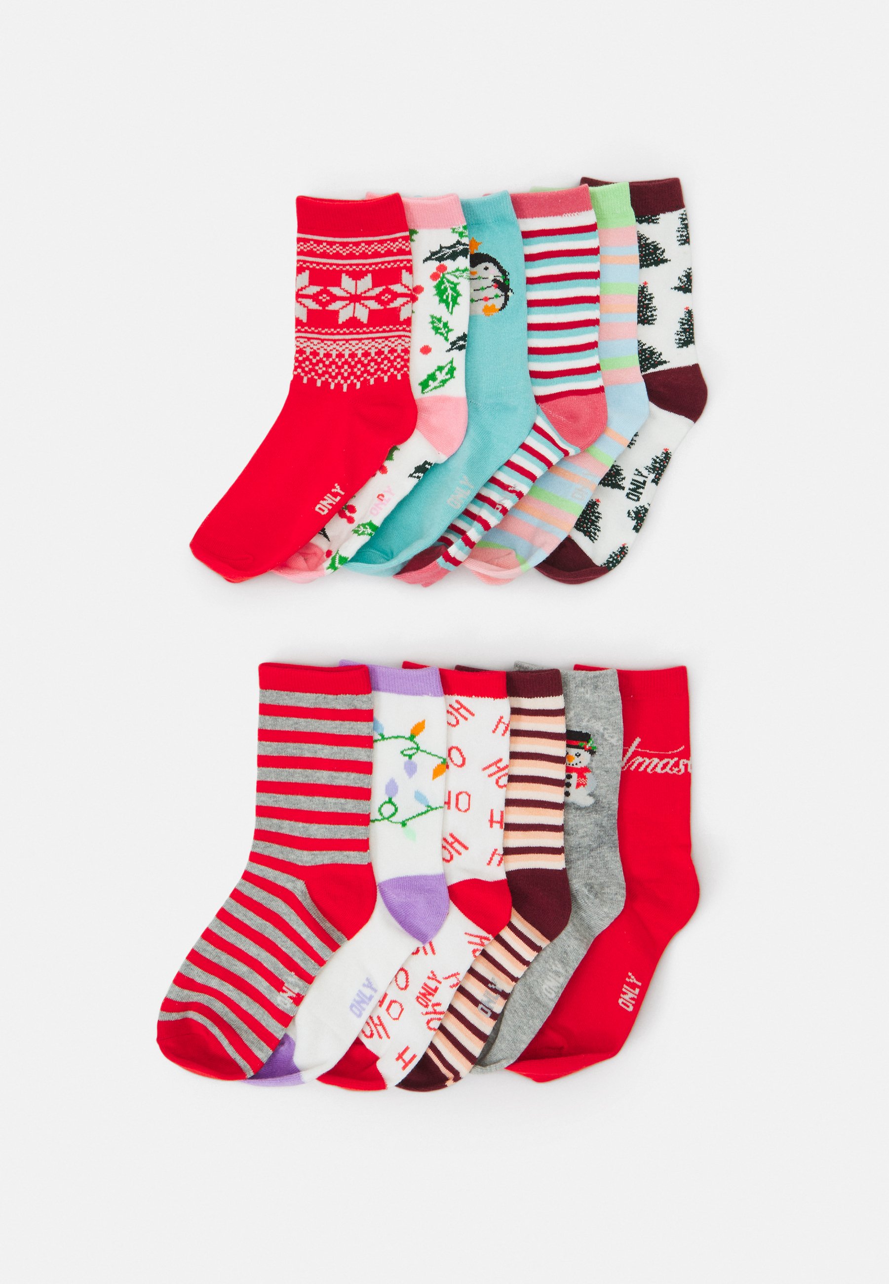 ONLY ONL XMAS SOCK ADVENTSKALENDER BOX 24-PACK - Socks - multi-coloured