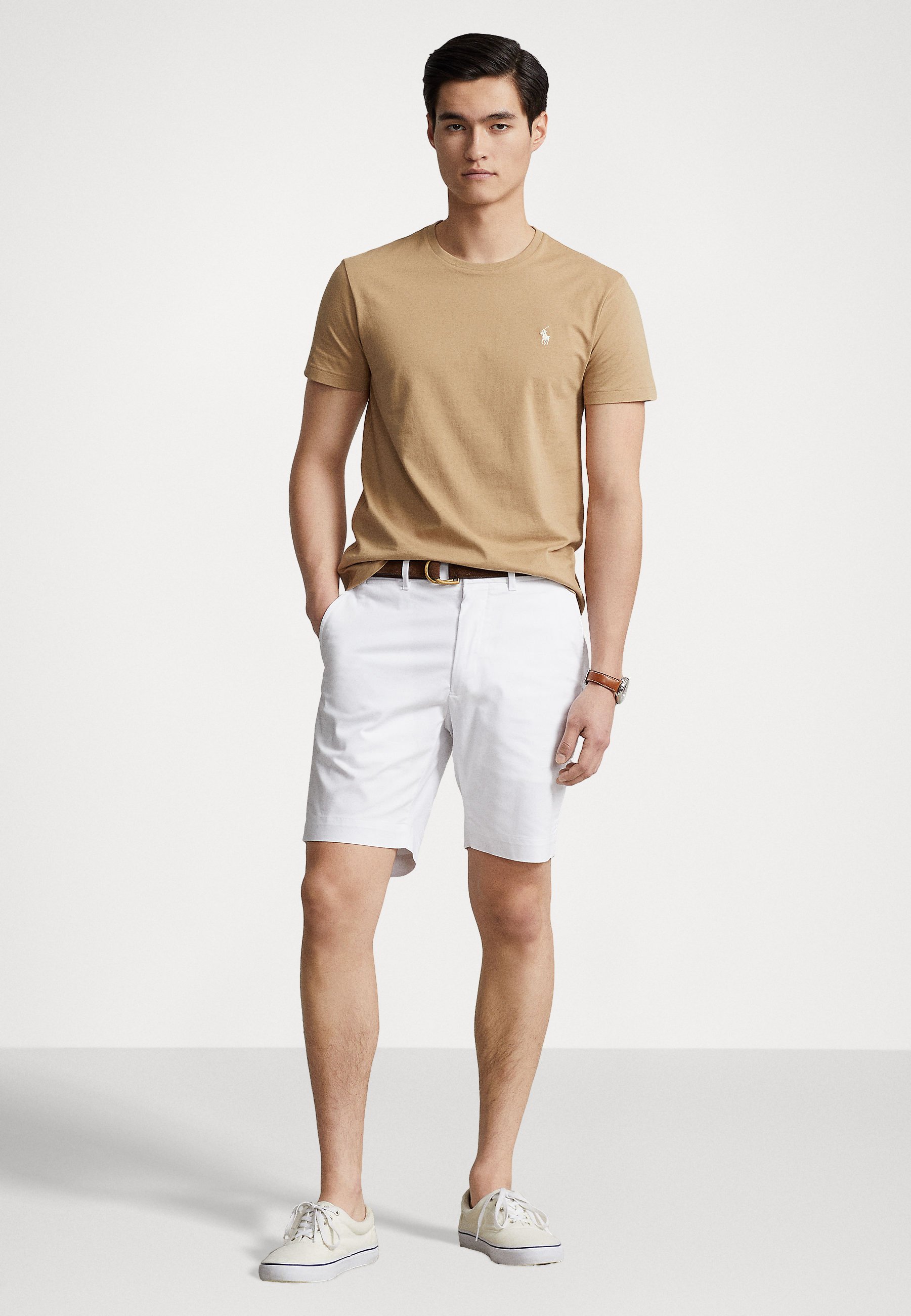 Polo Ralph Lauren SHORT SLEEVE - Basic T-shirt - luxury tan/tan