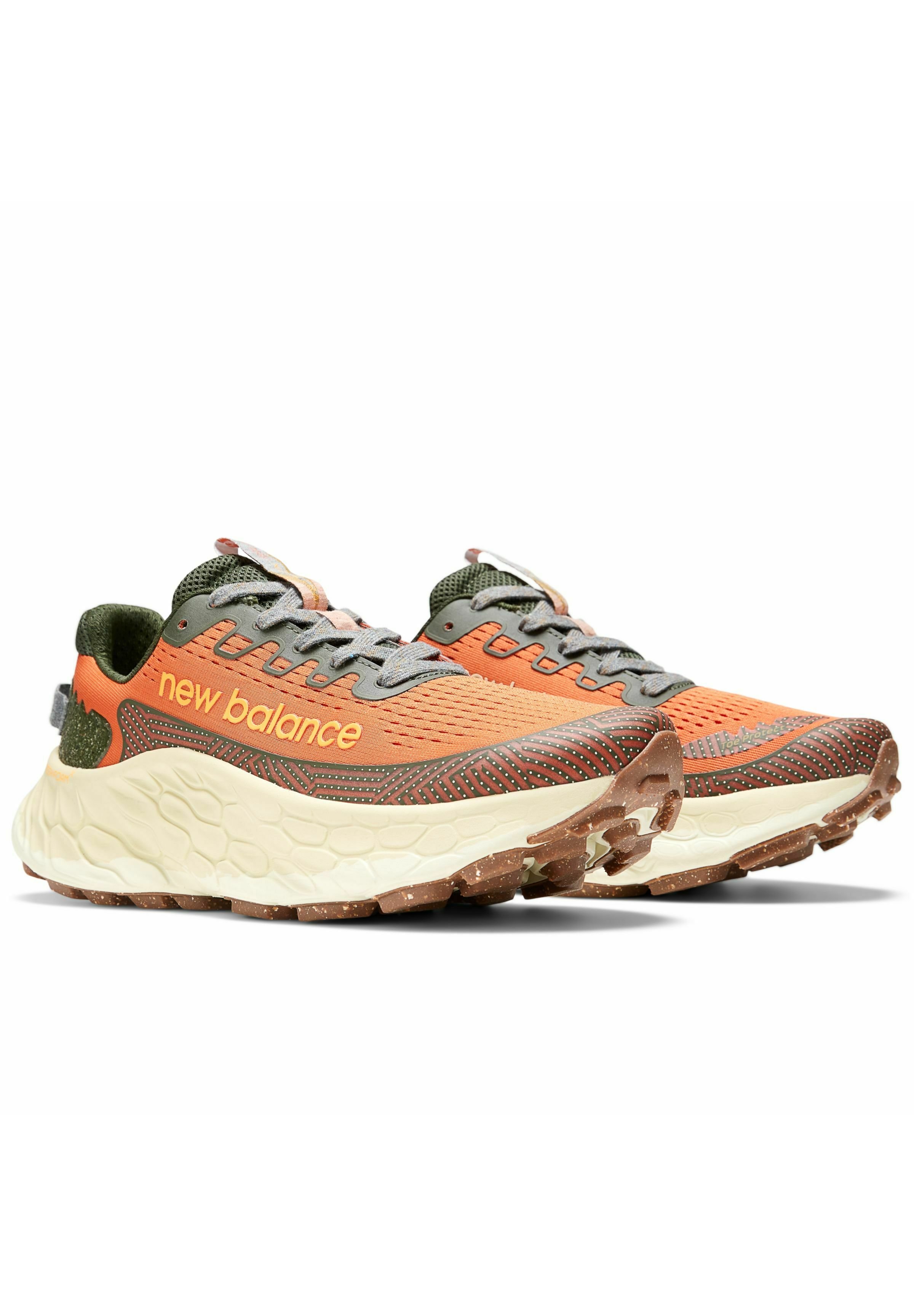 NB FRESH FOAM X MORE TRAIL V3 - Trail running shoes - cayenne kombu/orange