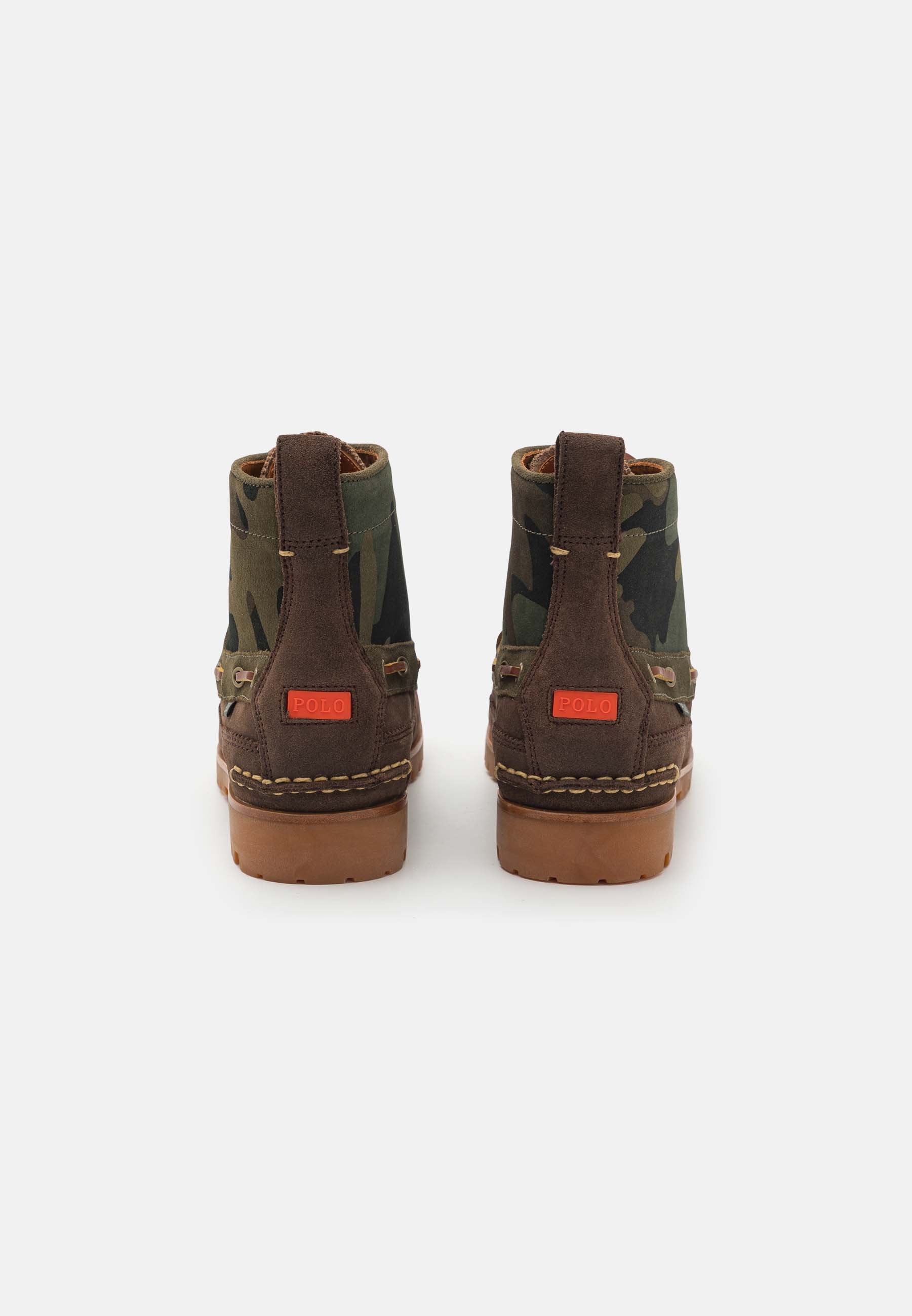Polo Ralph Lauren RANGER MID BOOTS TALL - Lace-up ankle boots - khaki