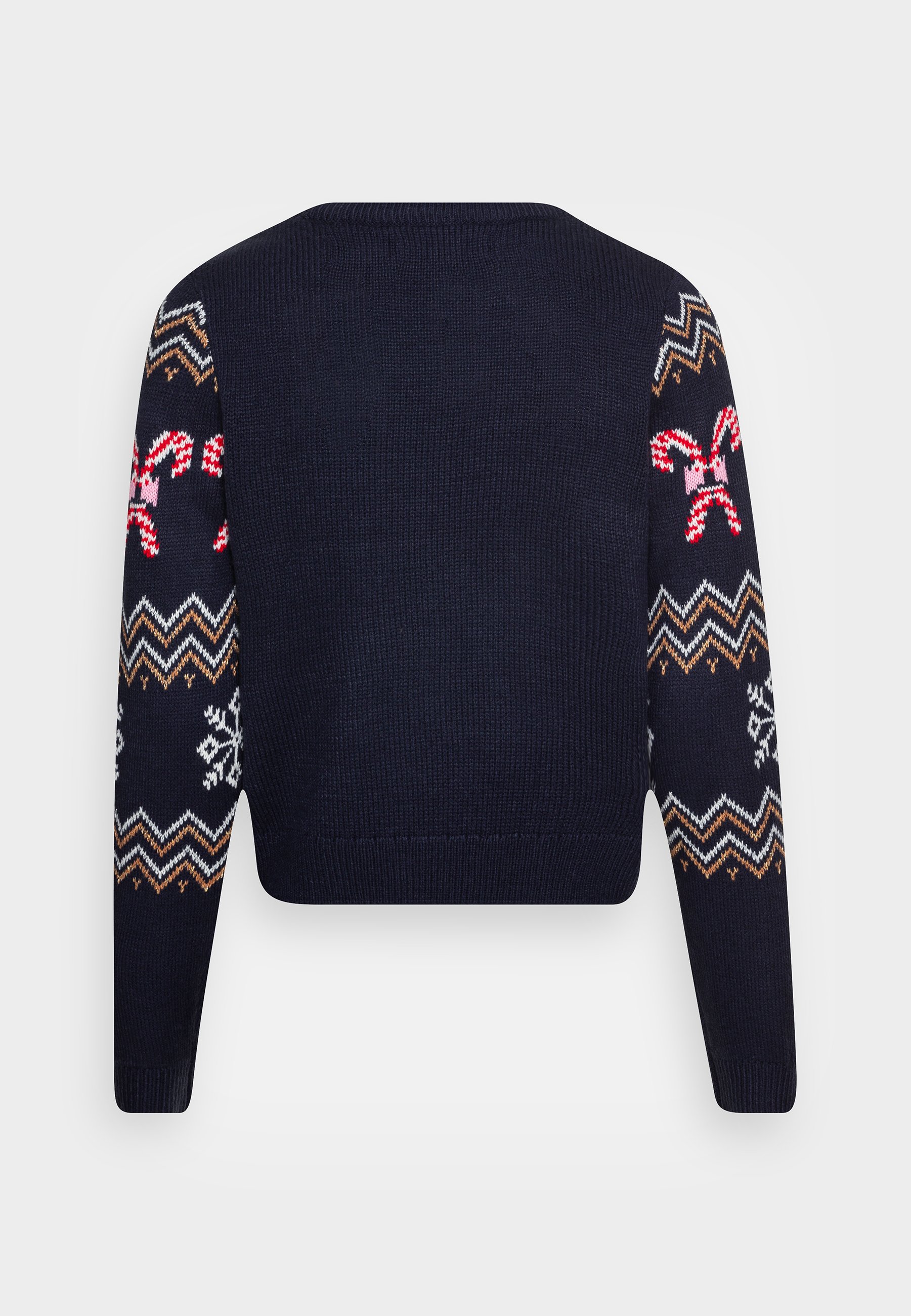 Vero Moda VMCANDYCANE O NECK XMAS - Jumper - navy blazer /white/chinese red/hot pink/gold/silver/dark blue