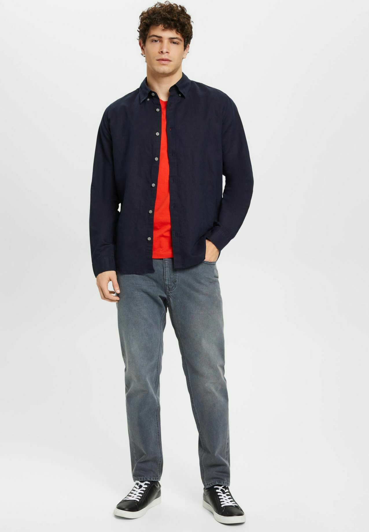 Esprit REGULAR FIT - Shirt - navy/dark blue