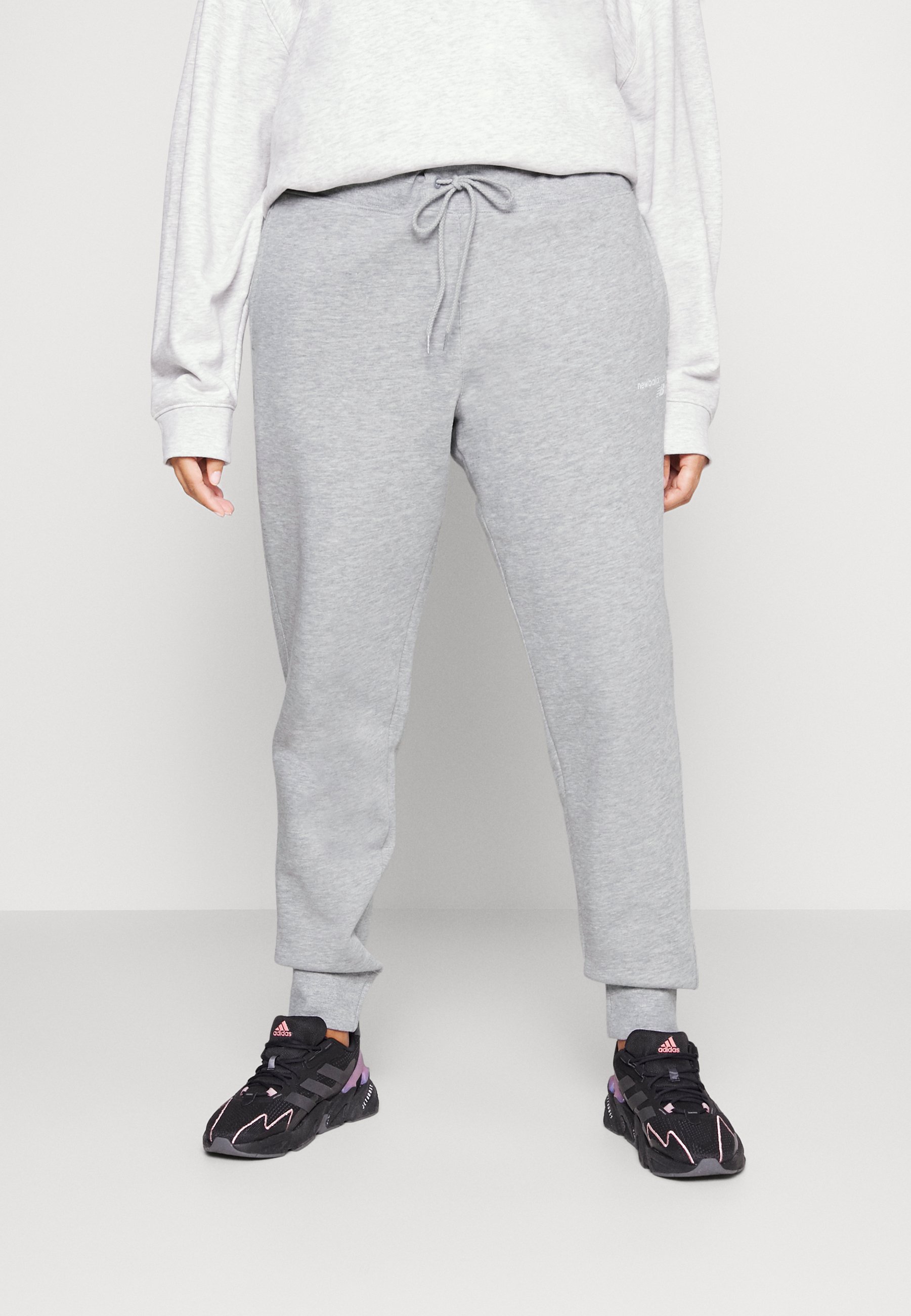 NB CLASSIC CORE PANT PLUS - Tracksuit bottoms - athletic grey/grey