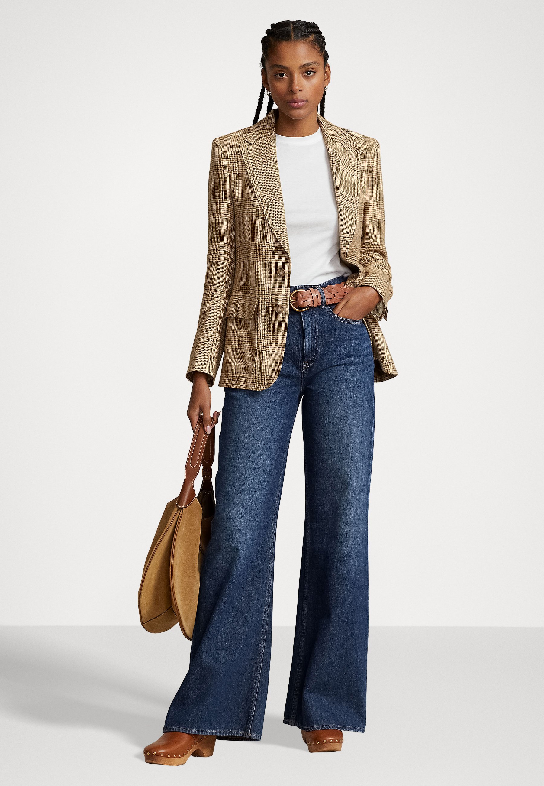 Polo Ralph Lauren WIDE LEG - Flared Jeans - ayora wash/dark blue