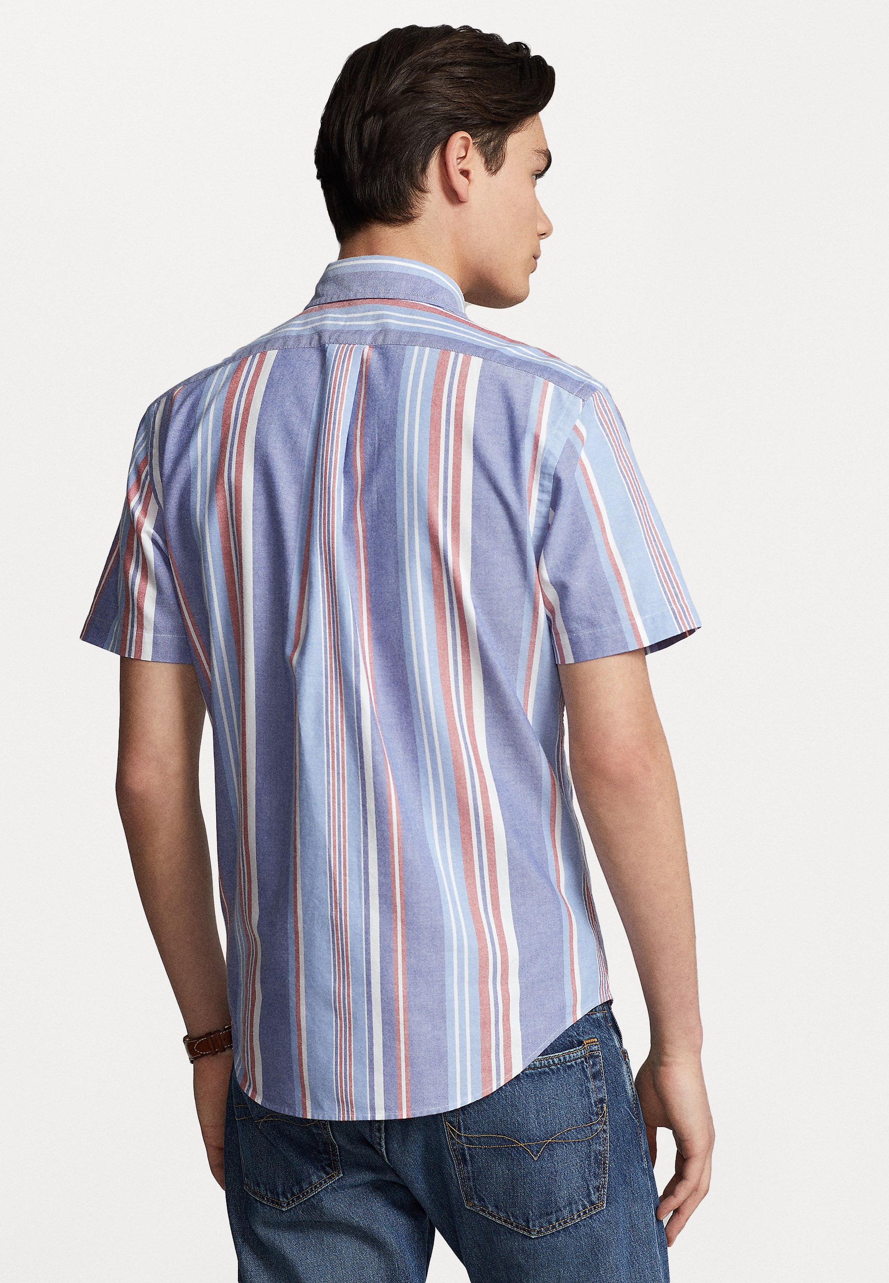 Polo Ralph Lauren SHORT SLEEVE SPORT SHIRT - Shirt - navy/white/multi/dark blue
