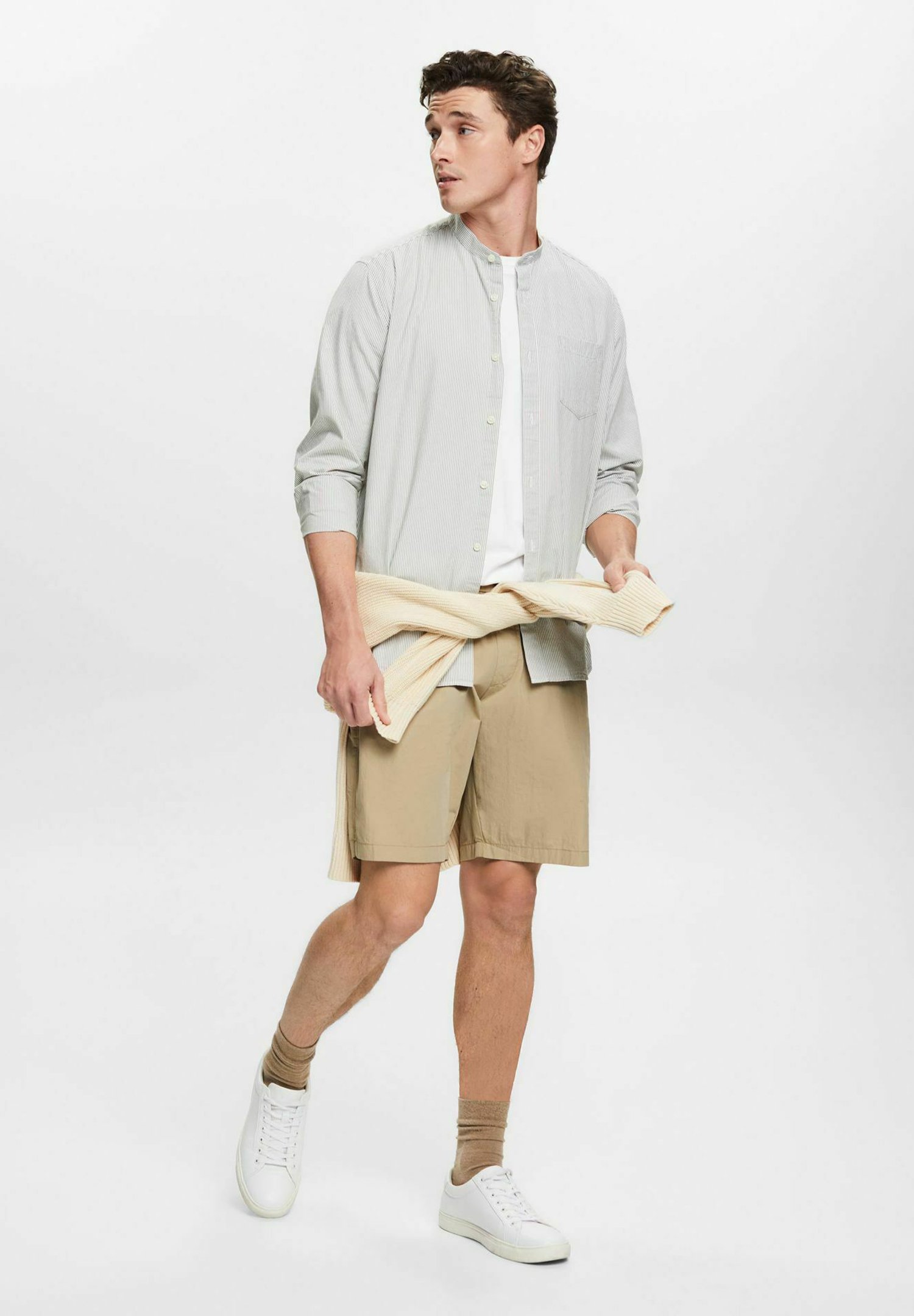 Esprit Shirt - light khaki/mottled light green