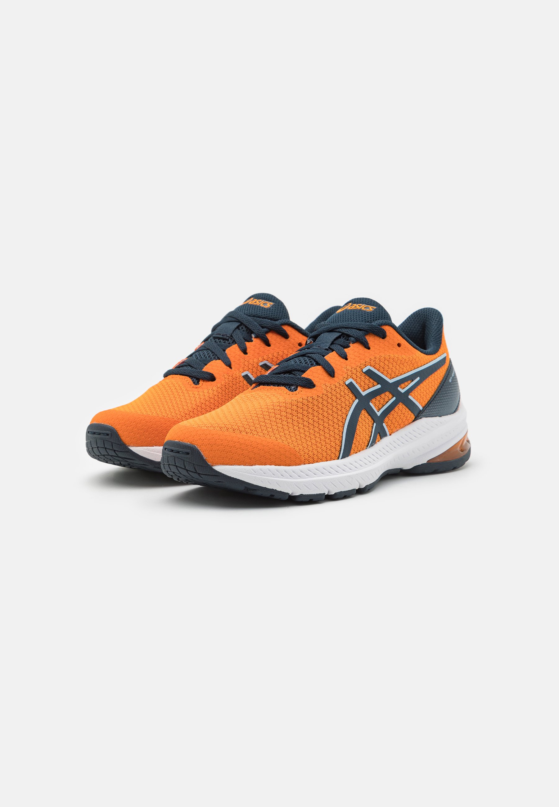 ASICS GT-1000 12 UNISEX - Neutral running shoes - bright orange/french blue/orange