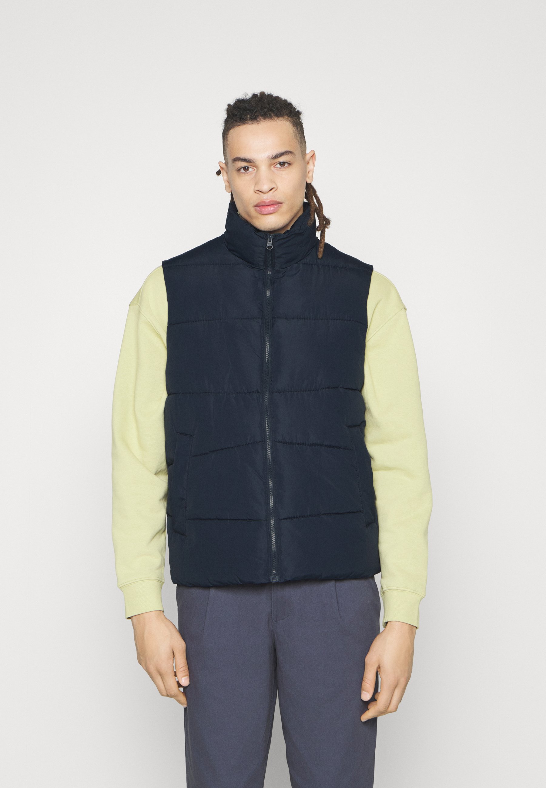Jack &Jones JJCHILI SPRING BODYWARMER - Waistcoat - navy blazer/dark blue