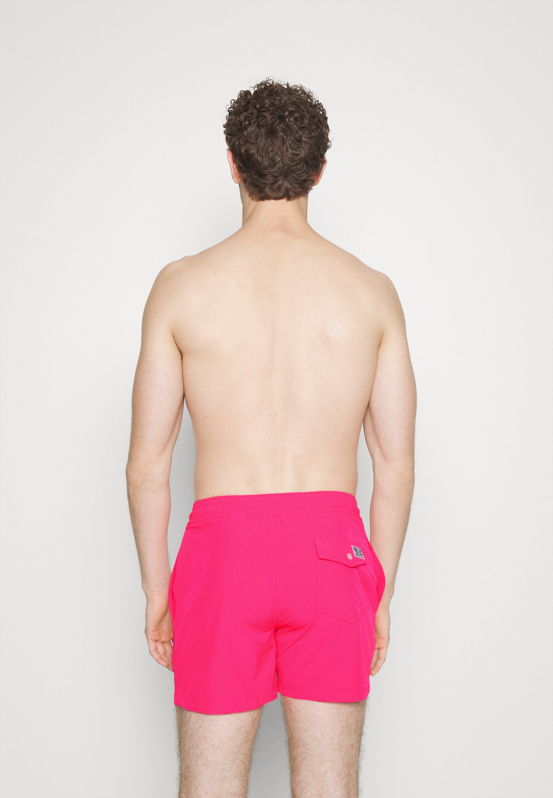 Polo Ralph Lauren TRAVELER MID TRUNK - Swimming shorts - blaze fuchsia/pink