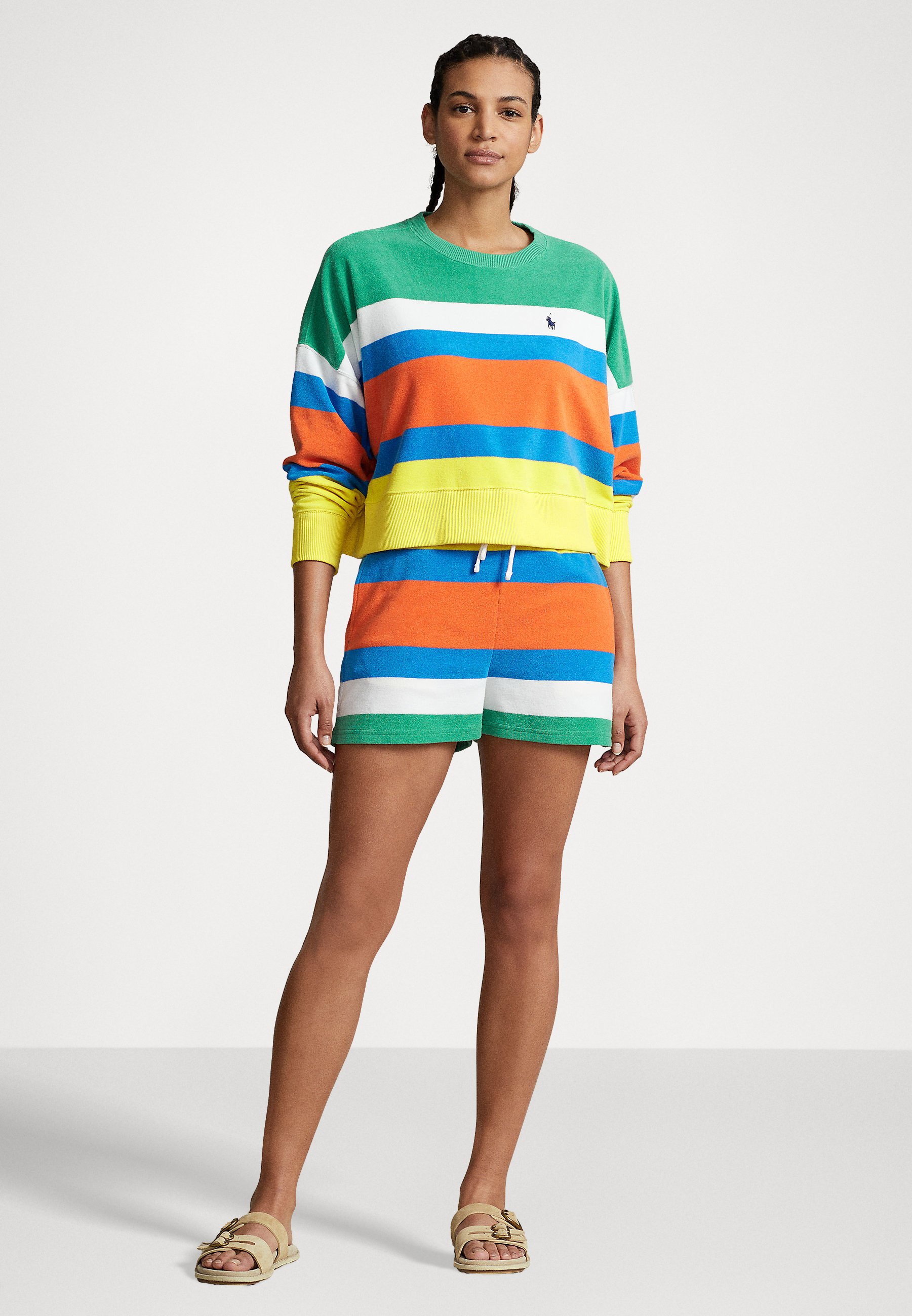 Polo Ralph Lauren LONG SLEEVE - Sweatshirt - multi-coloured
