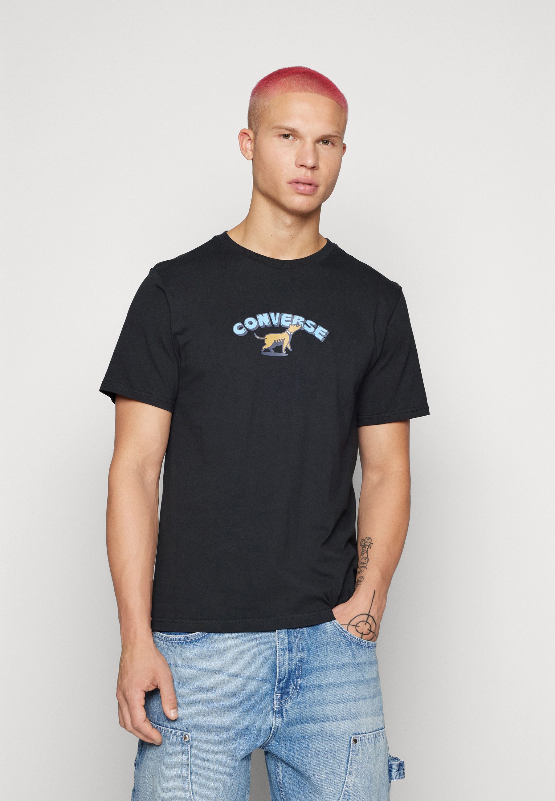 Converse RECREATION DEPARTMENT - Print T-shirt - black