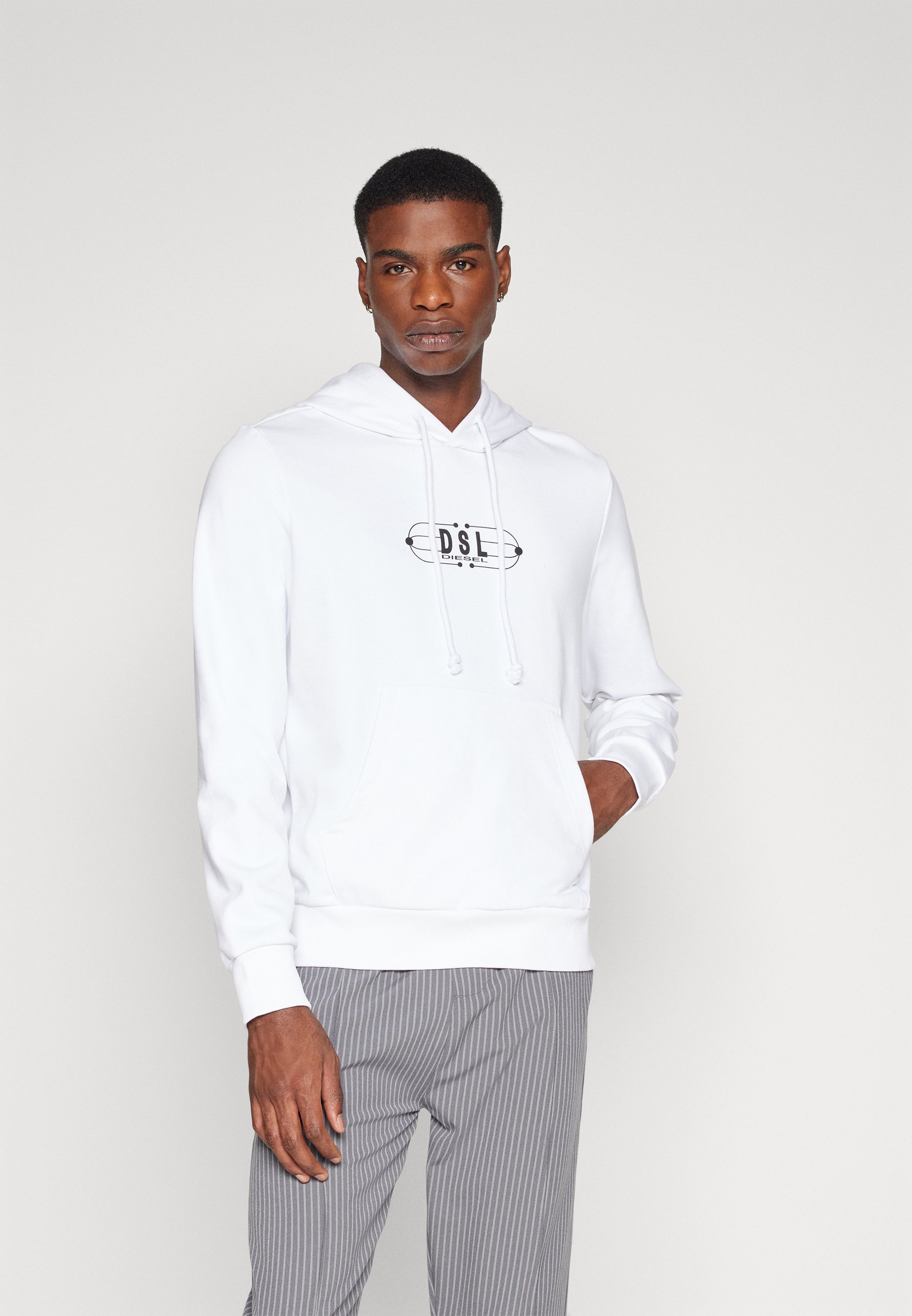 Diesel GINN UNISEX - Sweatshirt - white