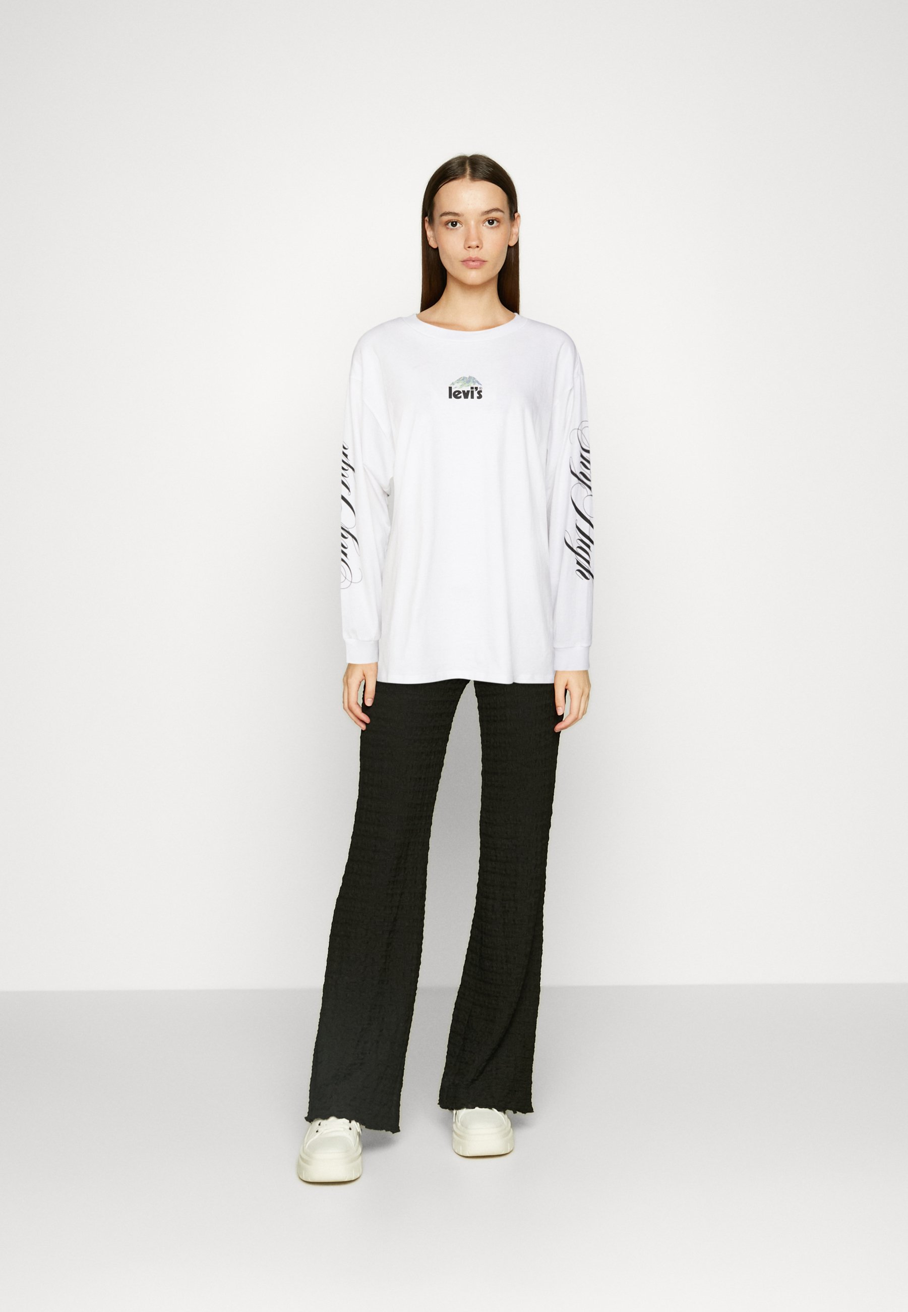 Levi's® GRAPHIC REESE TEE - Long sleeved top - bright white/white