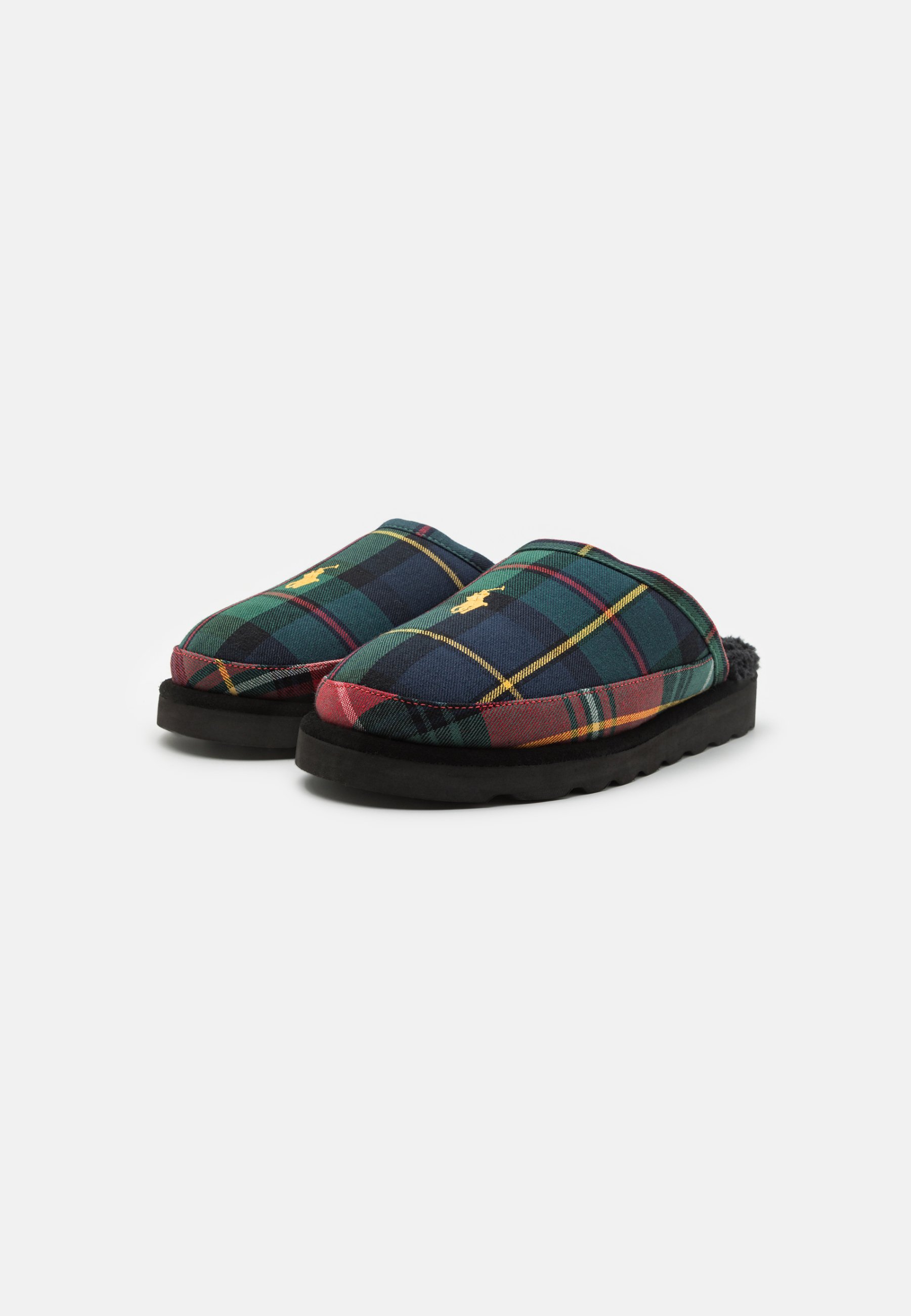 Polo Ralph Lauren READE SCUFF CASUAL SHOE  - Slippers - black/multi-coloured