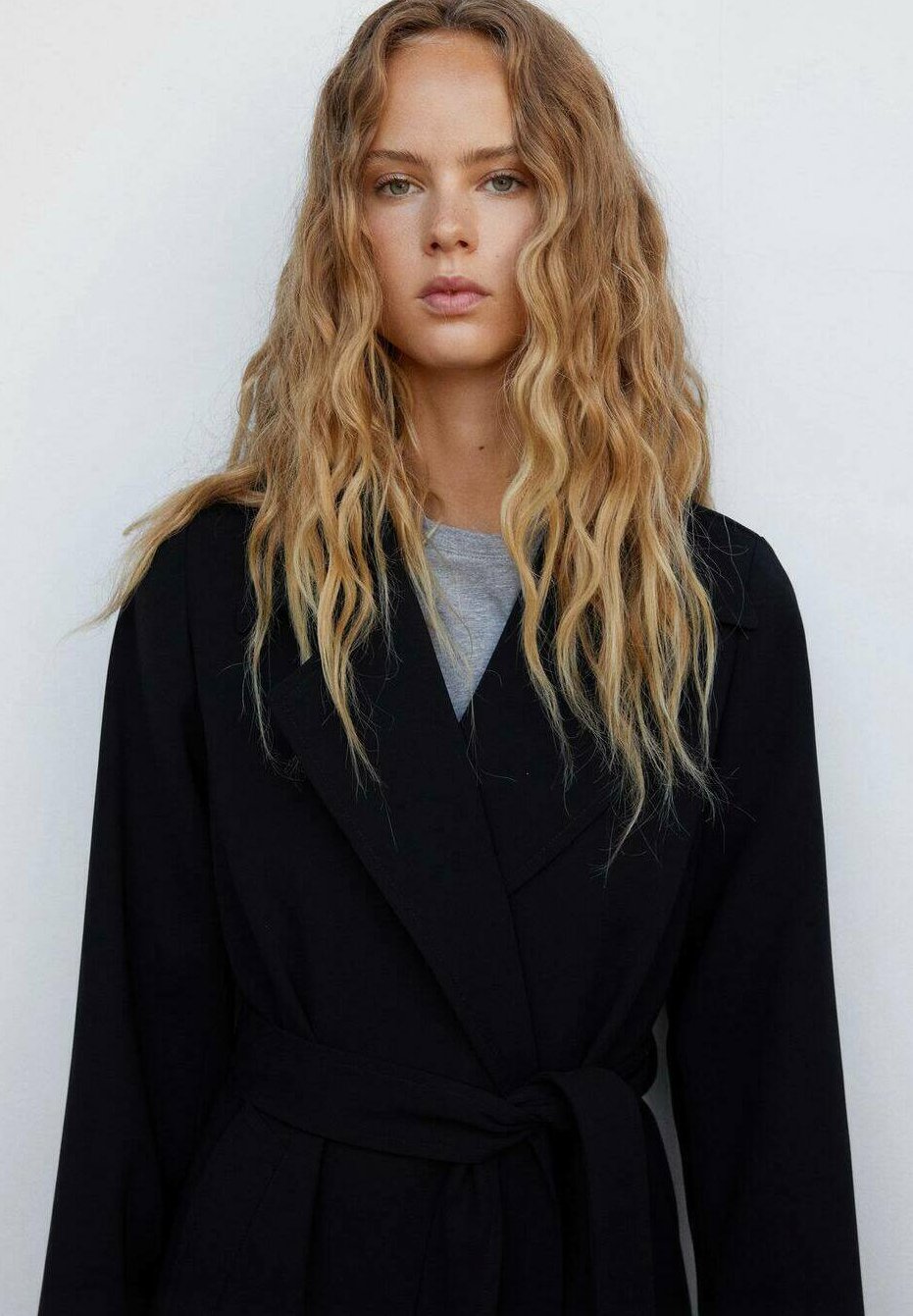 Mango GEISHA - Trenchcoat - schwarz/black