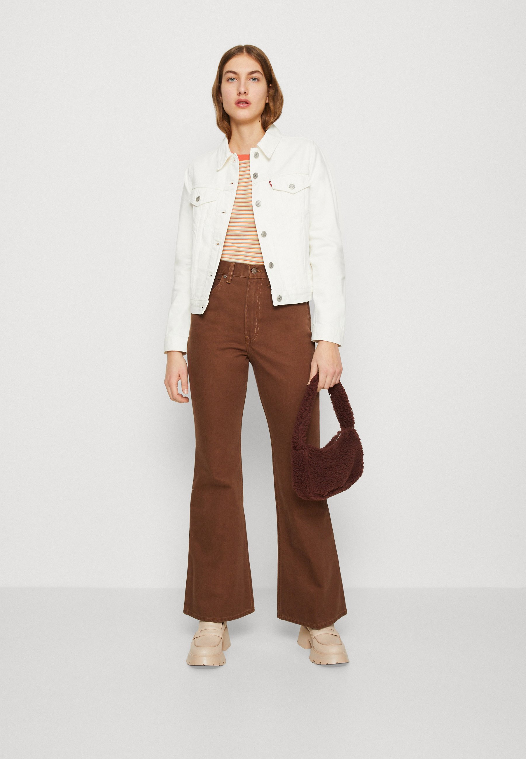 Levi's® MOVIN ON 70S HIGH FLARE - Flared Jeans - fondue fudge/brown