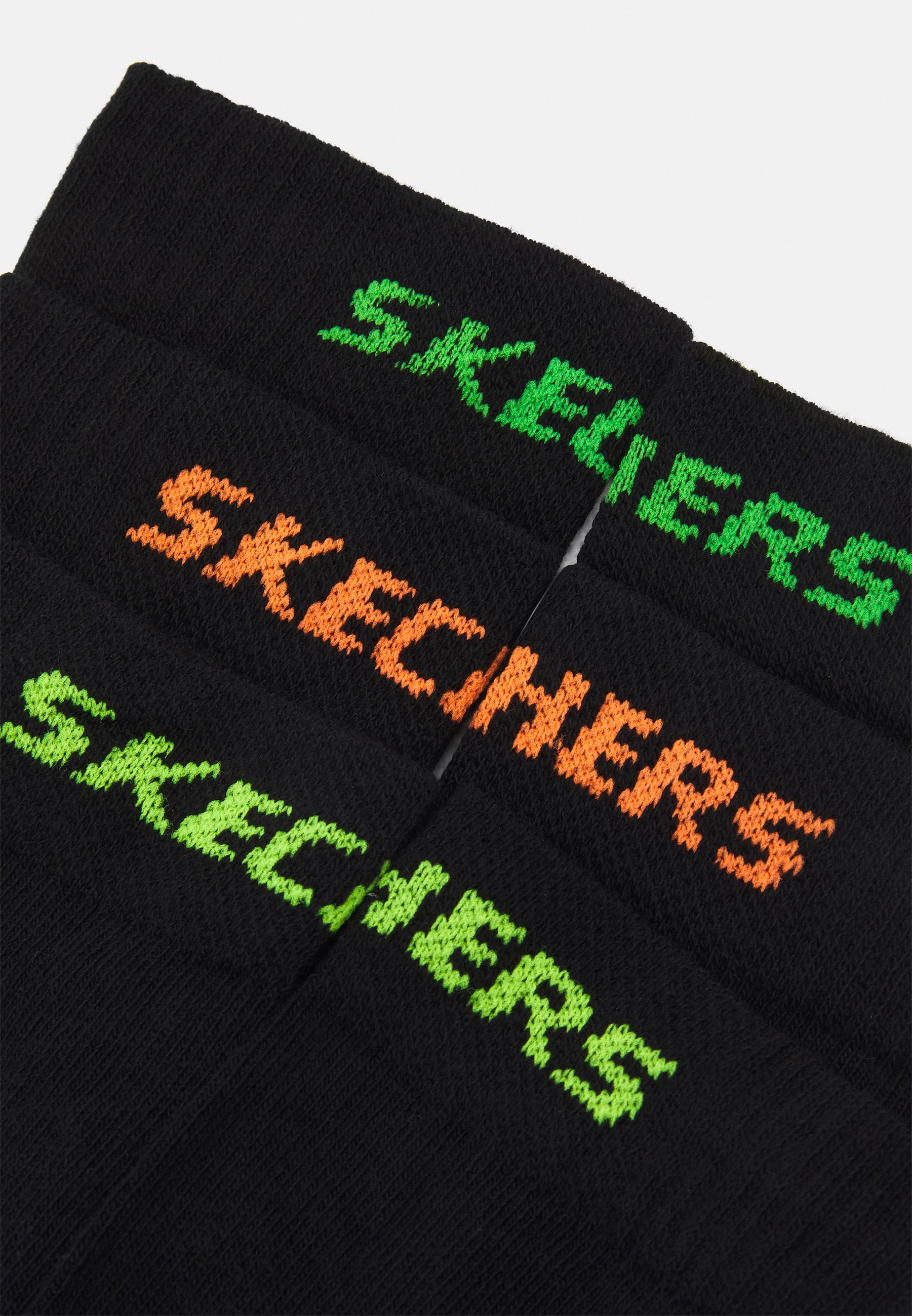 Skechers ONLINE BOYS VENTILATION SOCKS 6 PACK - Socks - black