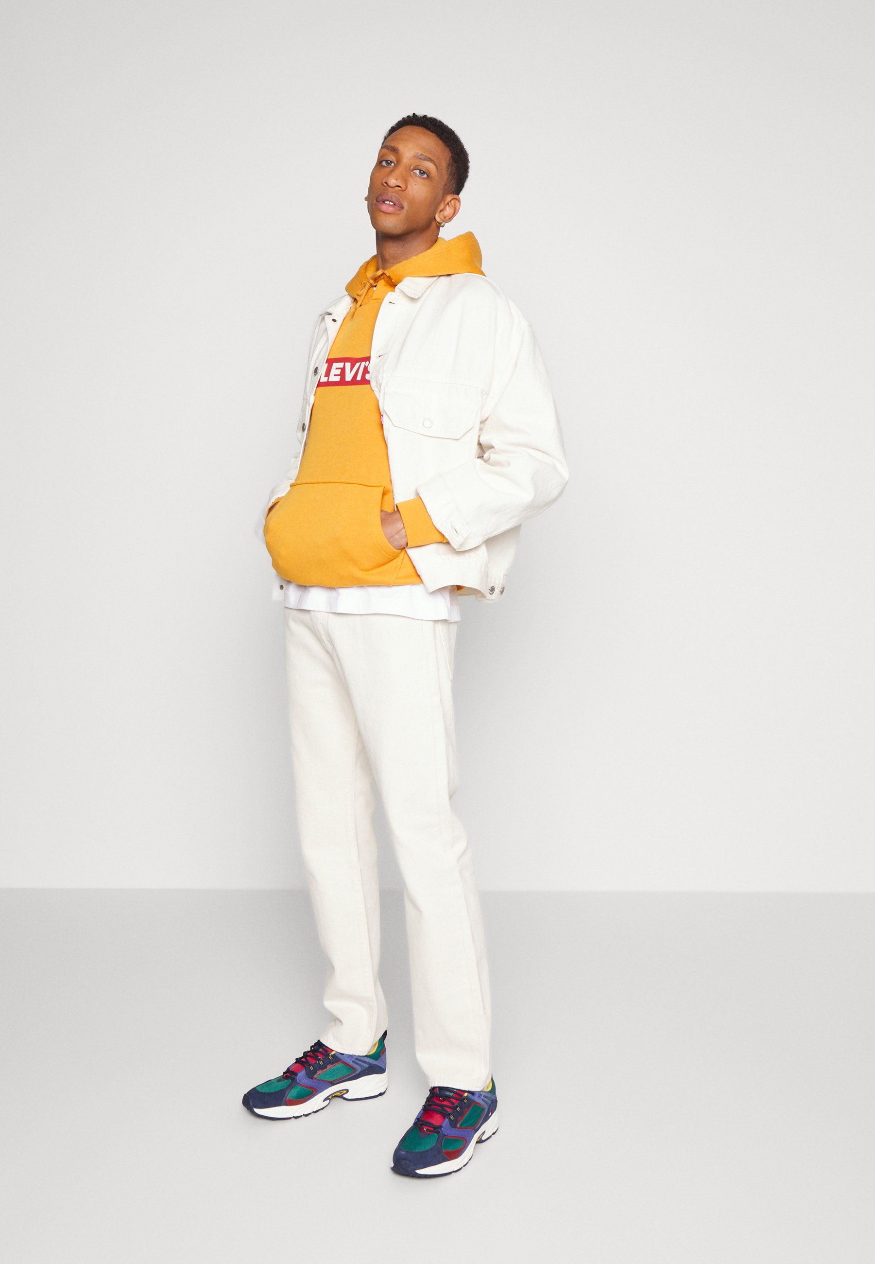 Levi's® 501® ORIGINAL - Straight leg jeans - my candy/white denim