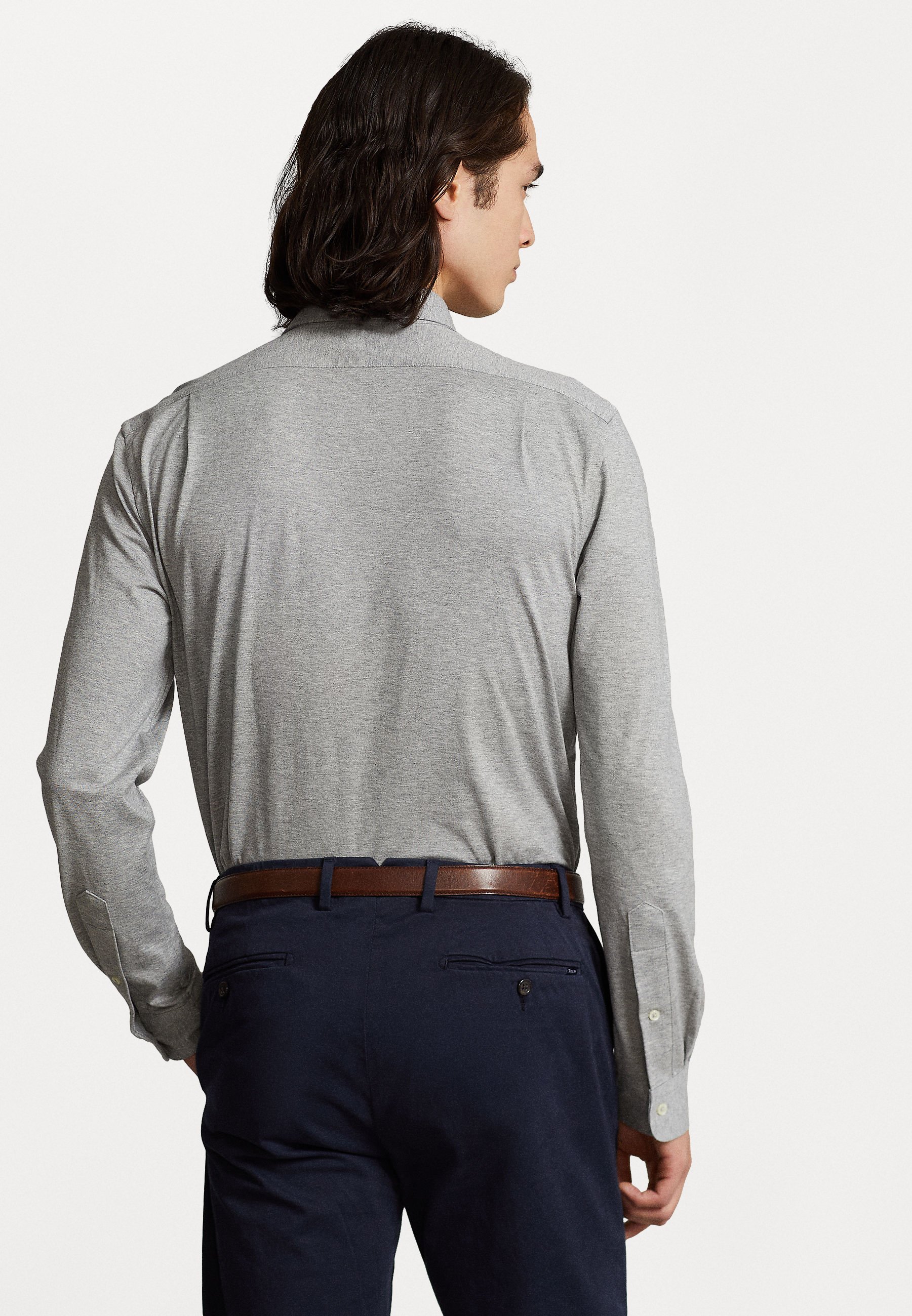 Polo Ralph Lauren LONG SLEEVE SPORT - Shirt - andover heather/light grey