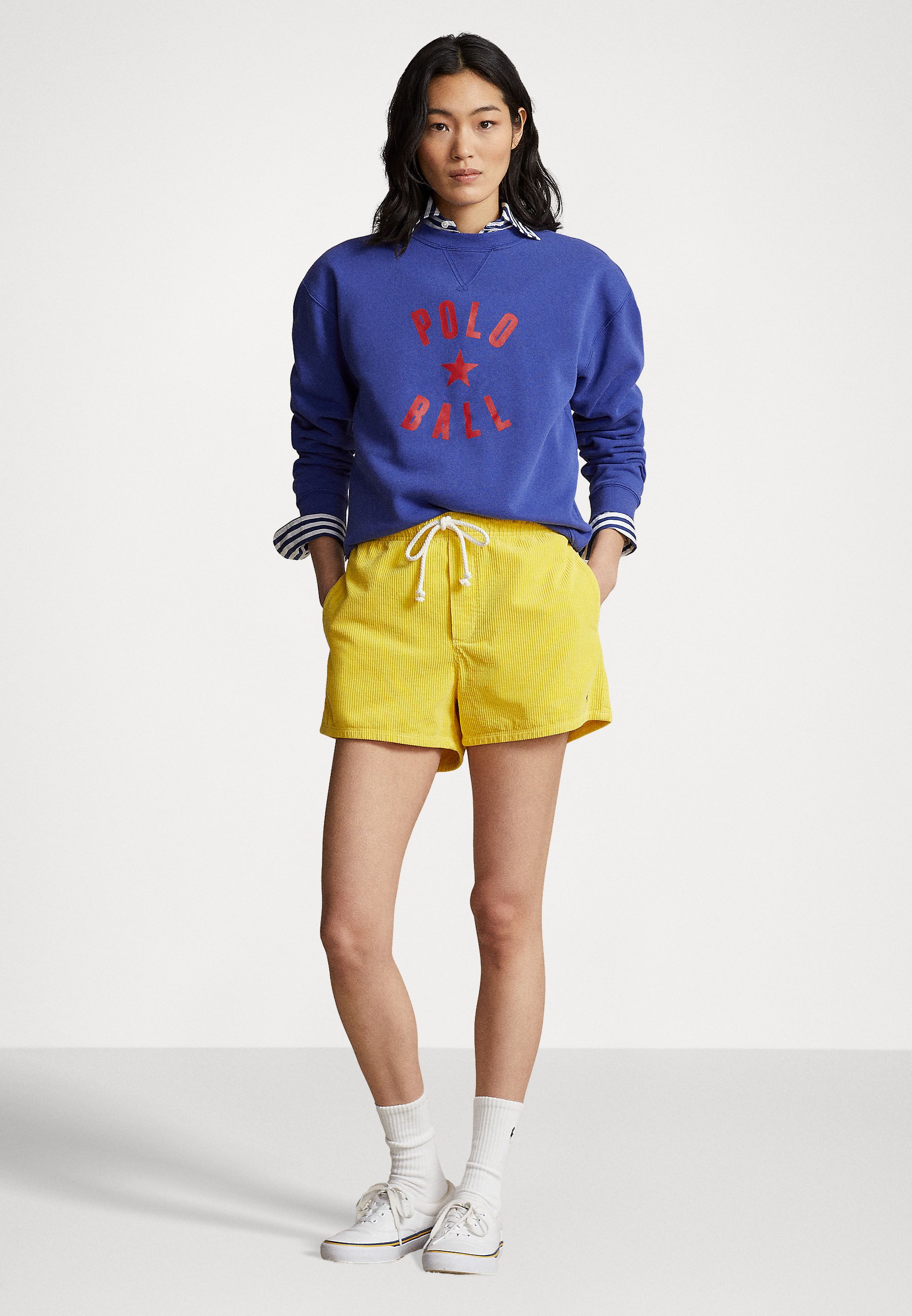 Polo Ralph Lauren LONG SLEEVE - Sweatshirt - bright navy/dark blue