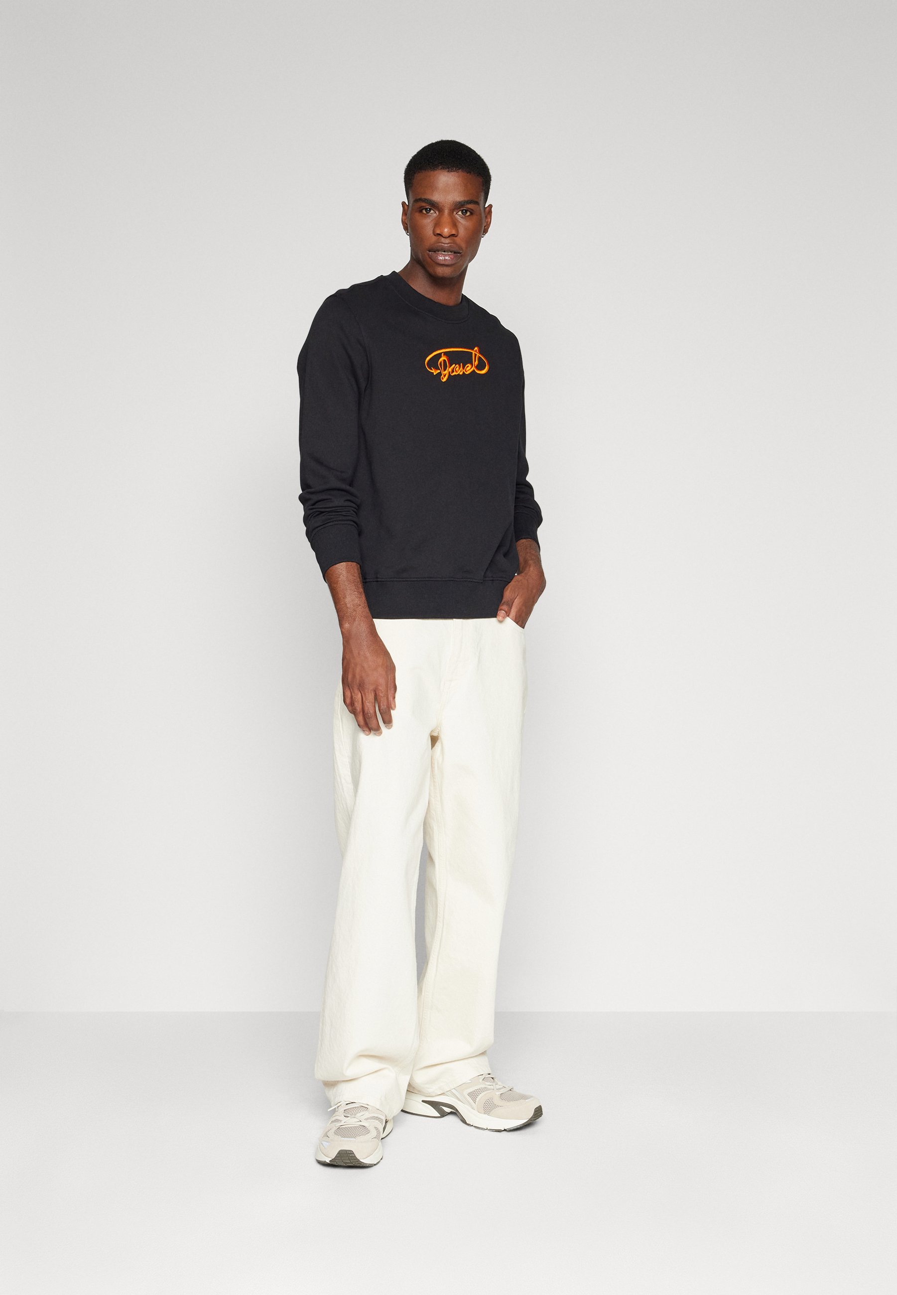 Diesel GINN UNISEX - Sweatshirt - black
