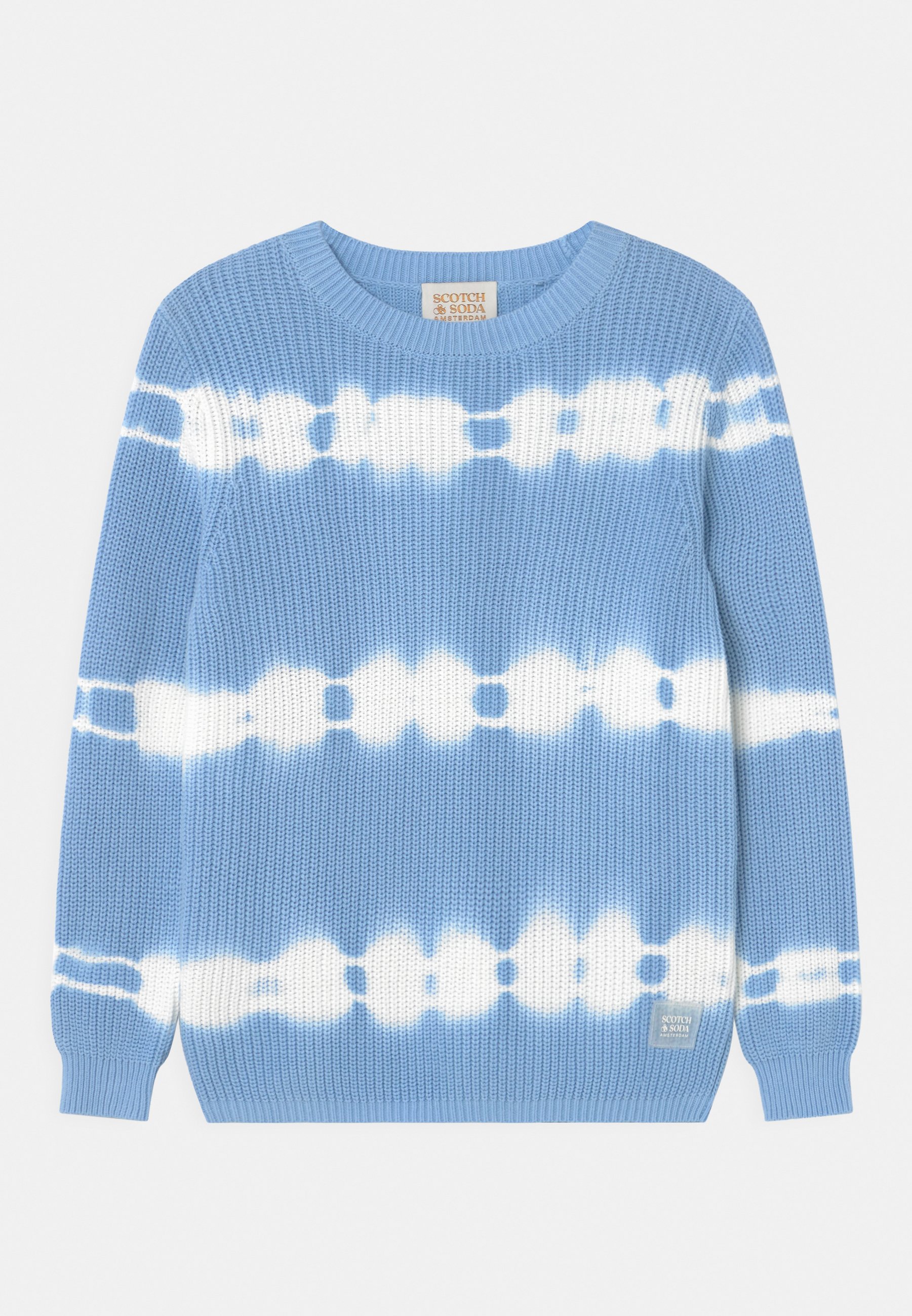 Scotch & Soda TIE-DYE CREWNECK UNISEX - Jumper - cornflower/light blue
