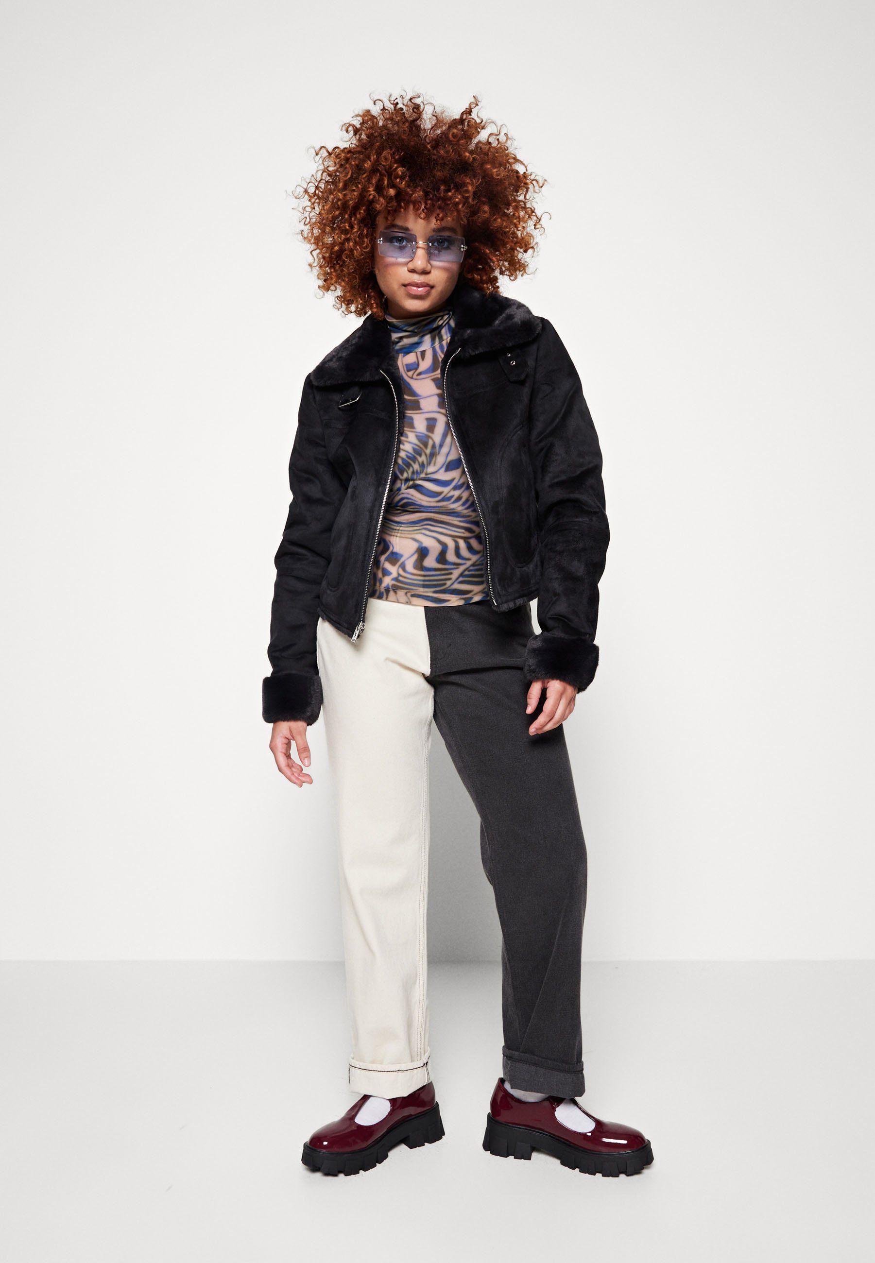 Diesel SIELAU - Long sleeved top - orange/beige