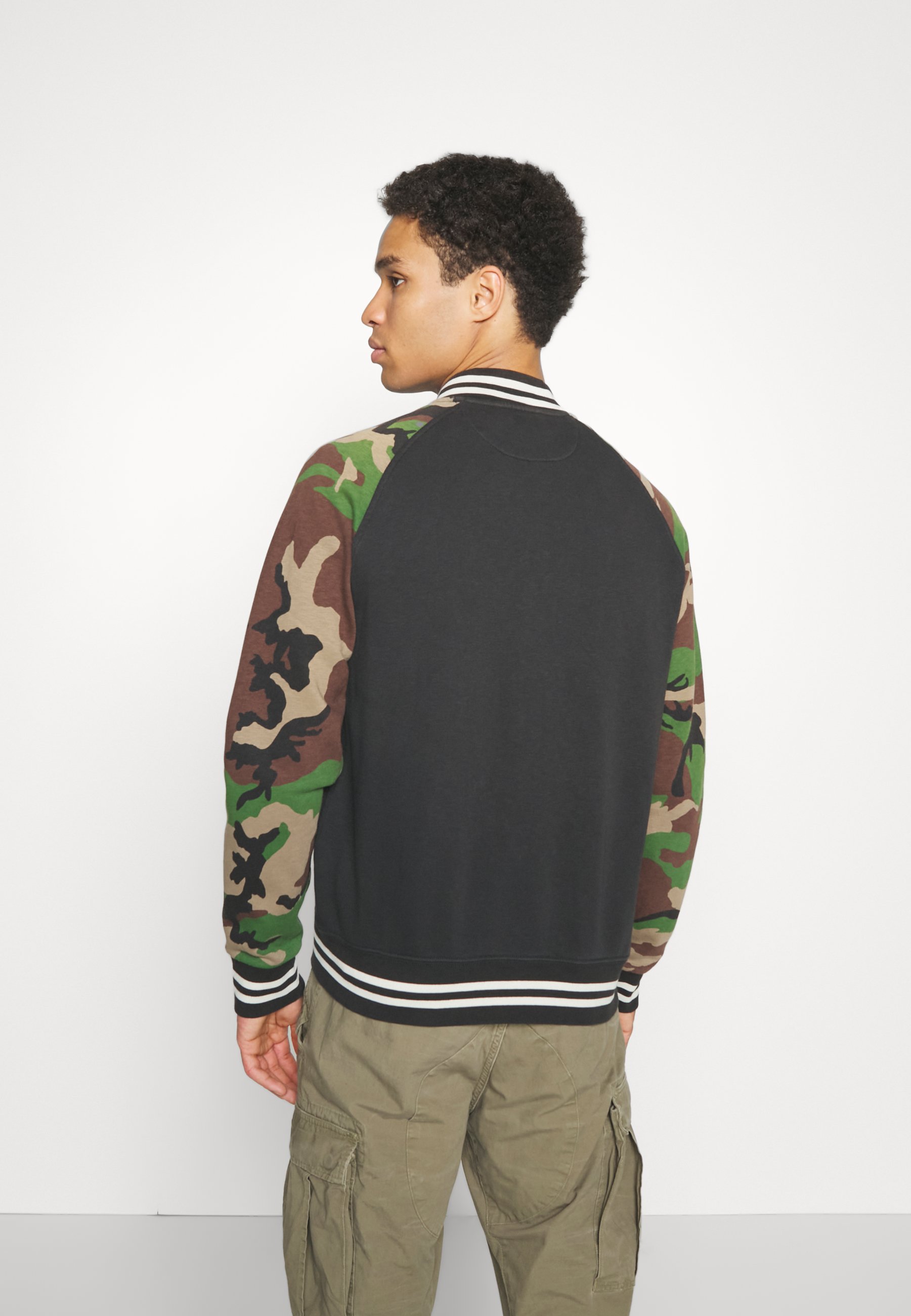 Polo Ralph Lauren LONG SLEEVE - Zip-up sweatshirt - black/multi/black