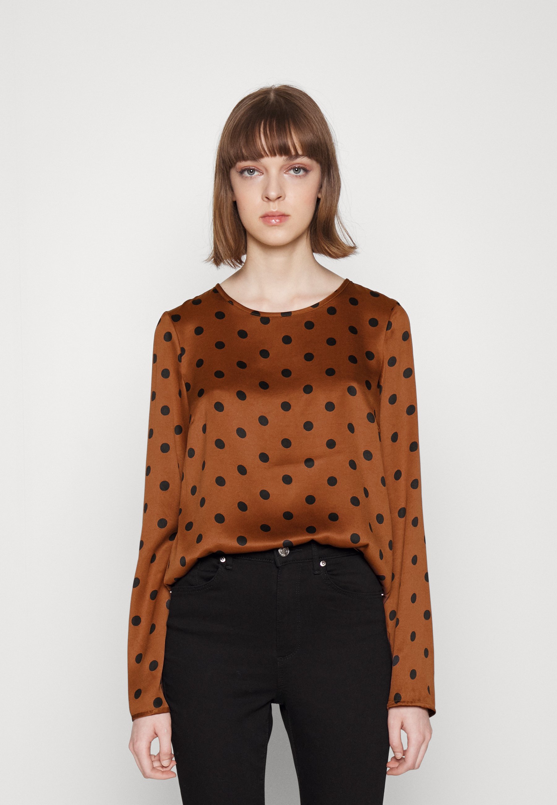 Vero Moda VMESSI - Blouse - aztec catya/brown