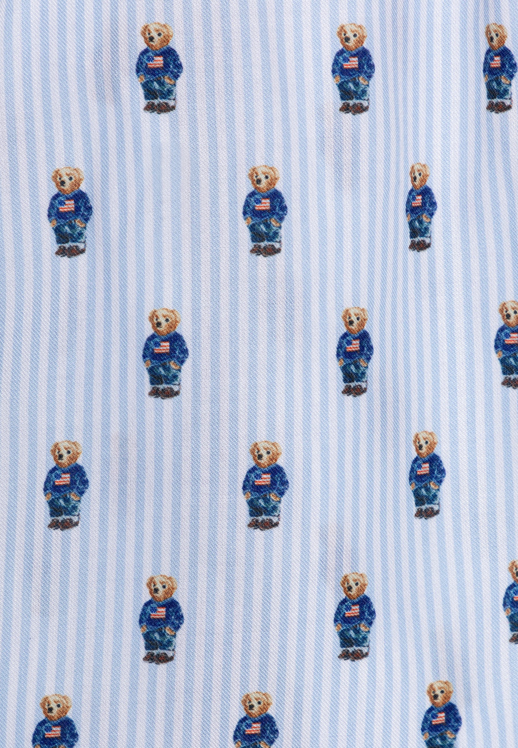 Polo Ralph Lauren BEAR ROBE - Dressing gown - elite blue/light blue