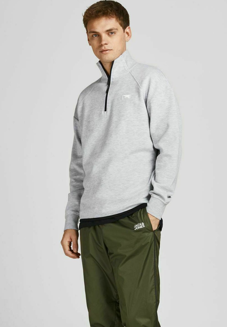 Jack &Jones JCOAIR  - Sweatshirt - light grey melange/grey
