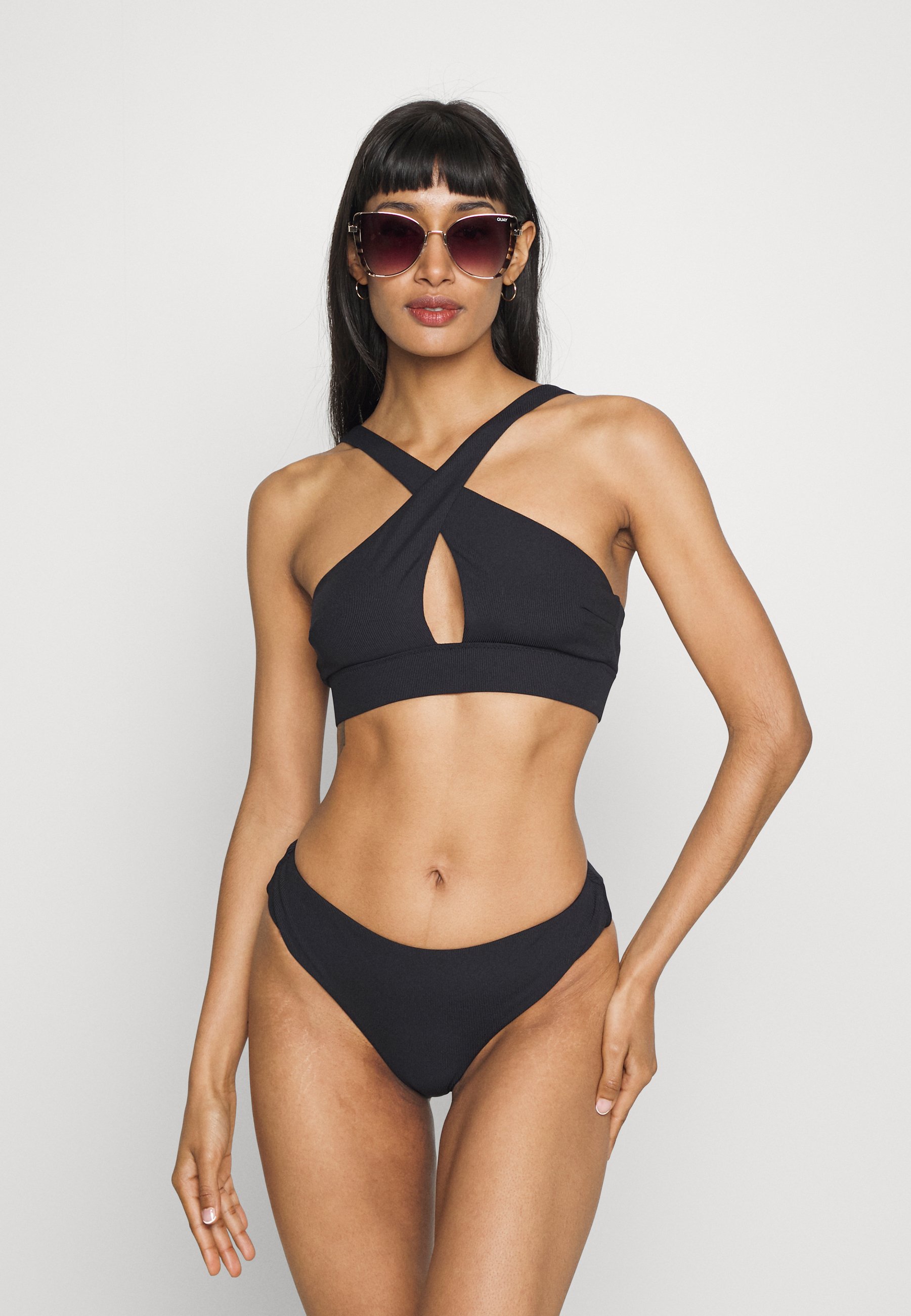 ONLY ONLSELIA PEEK TOP BRAZILIAN SET - Bikini - black