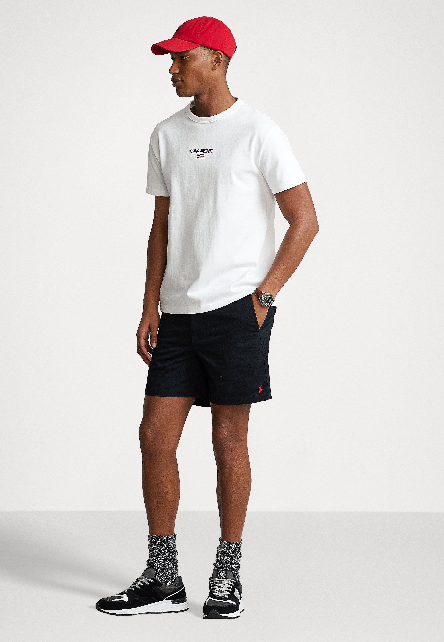 Polo Ralph Lauren PREPSTER STRETCH CHINO SHORT - Shorts - black