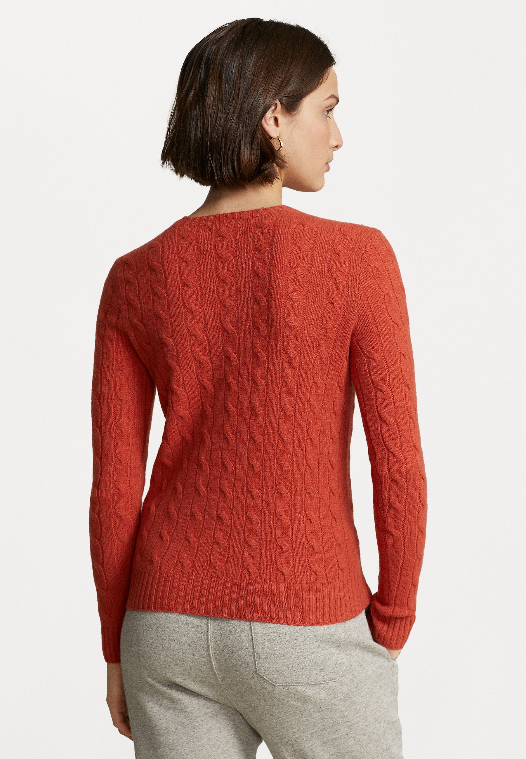 Polo Ralph Lauren JULIANNA LONG SLEEVE - Jumper - faded red/light red