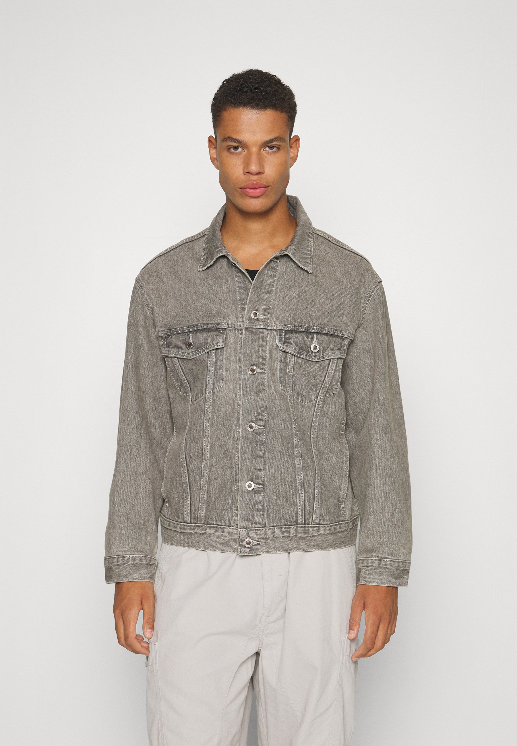 Levi's® THE SILVERTAB TRUCKER - Denim jacket - grey denim