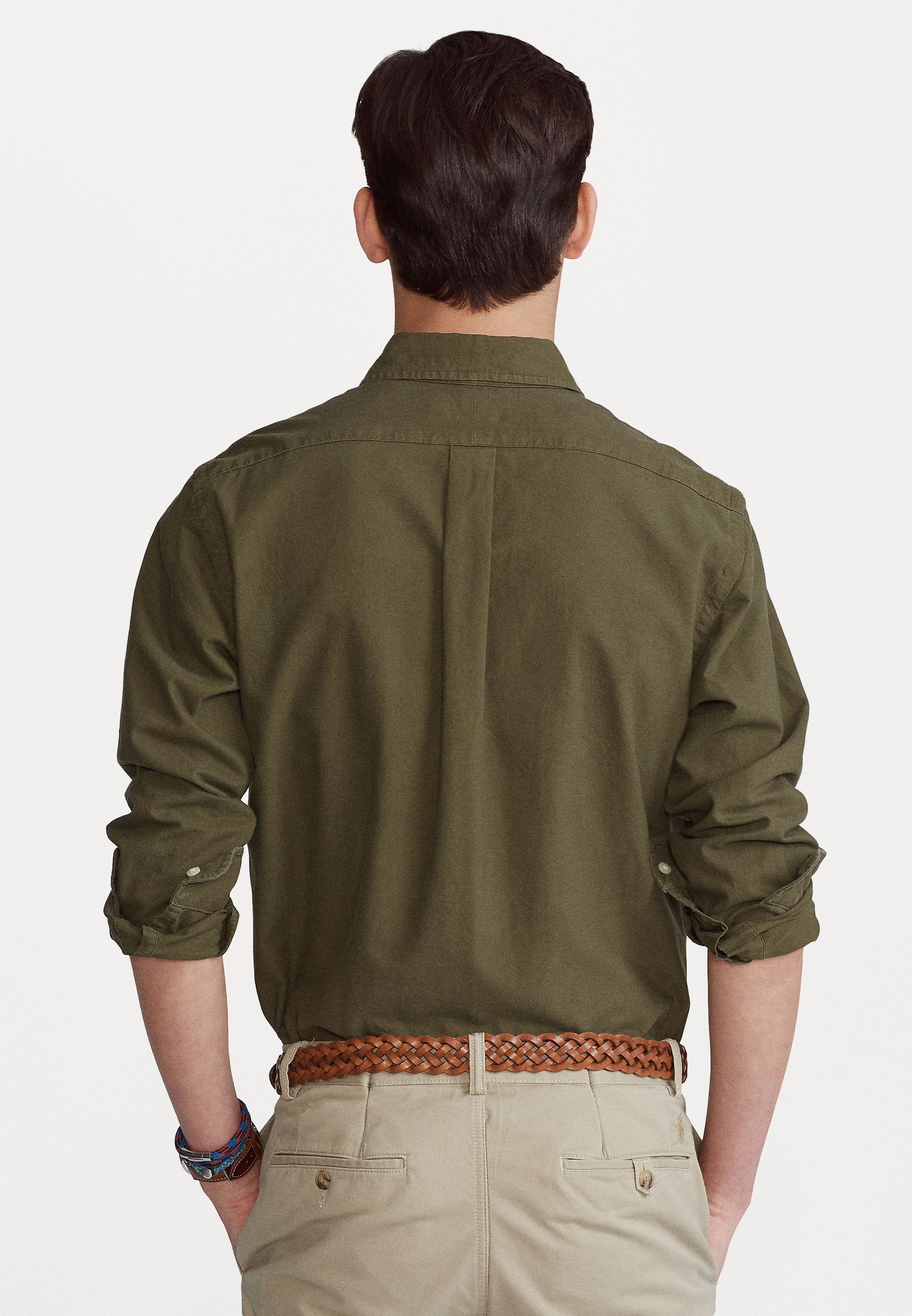 Polo Ralph Lauren LONG SLEEVE SPORT - Shirt - defender green/olive