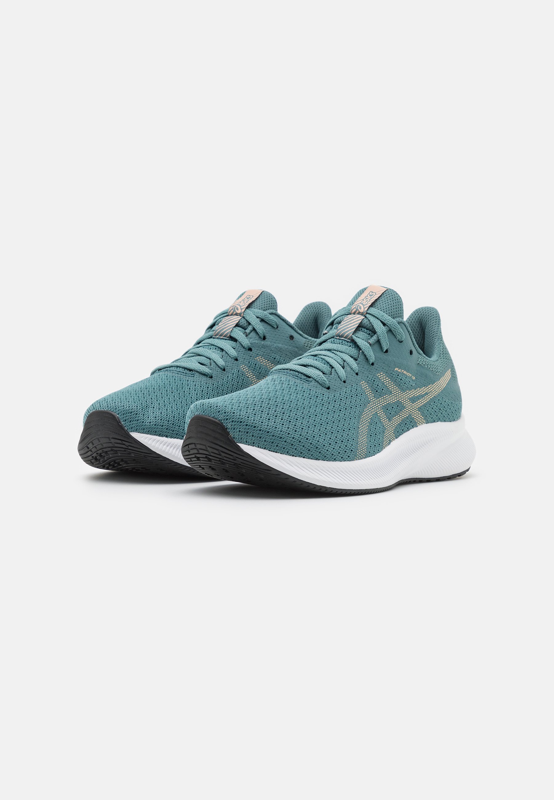 ASICS PATRIOT 13 - Neutral running shoes - foggy teal/champagne/teal