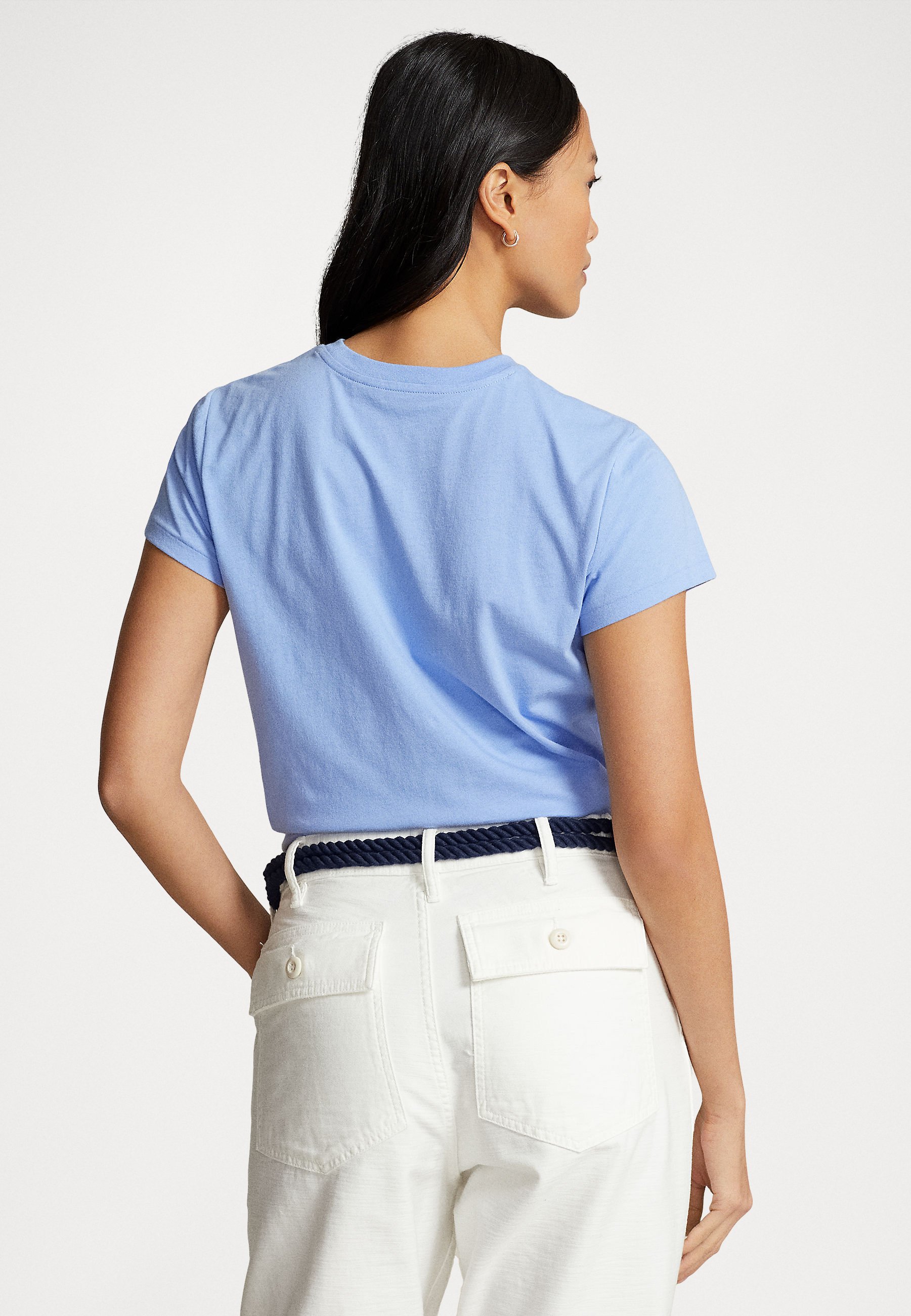 Polo Ralph Lauren SHORT SLEEVE - Basic T-shirt - dress shirt blue/blue
