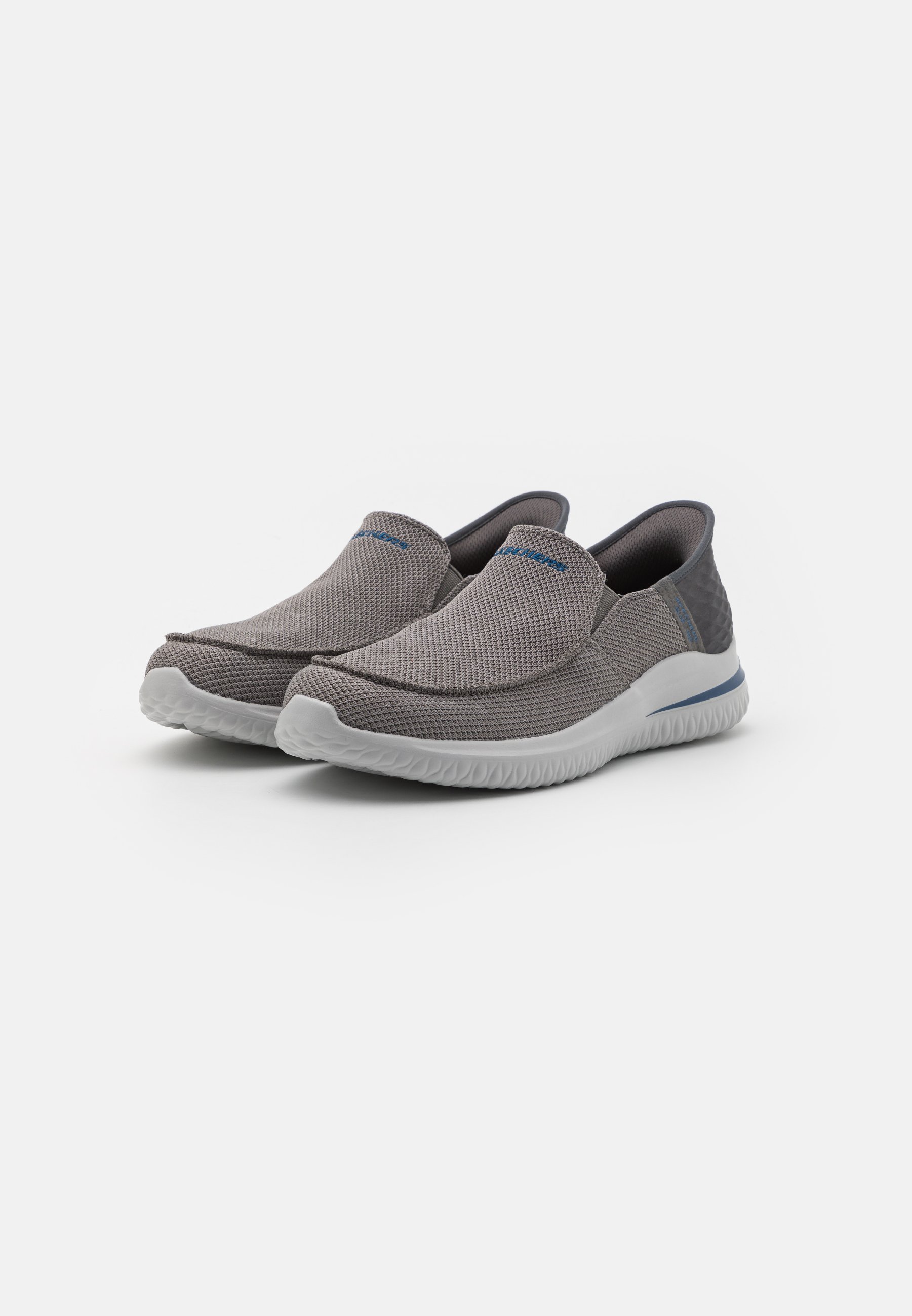Skechers DELSON 3.0 - Slip-ons - gray/grey