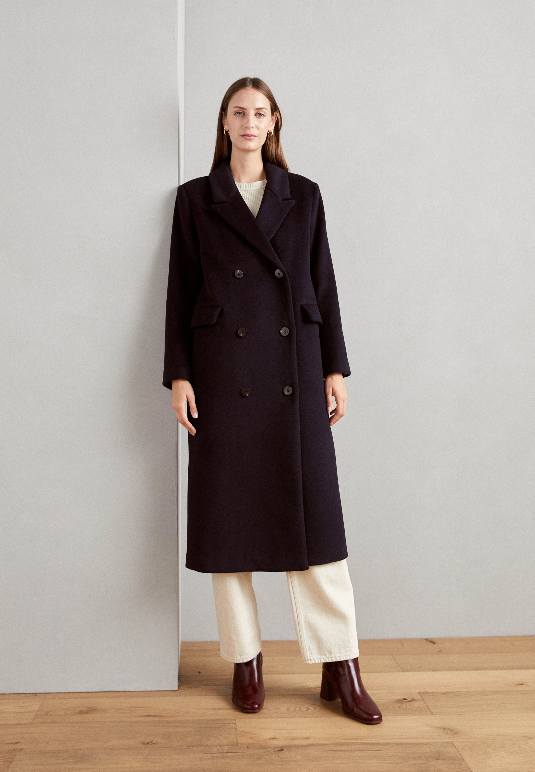 Scotch & Soda DOUBLE BREASTED COAT - Classic coat - night/dark blue